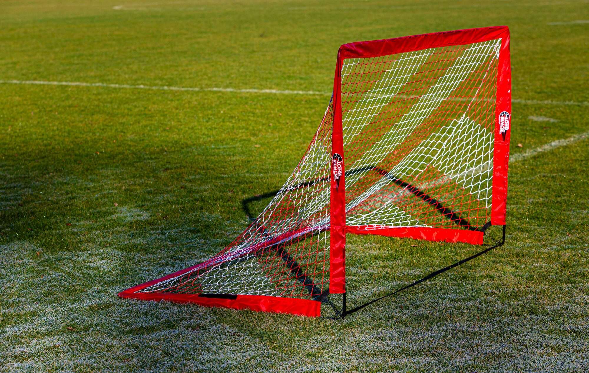 Image du produit : Paire de but POP UP 1,8x1,2m rouge/blanc