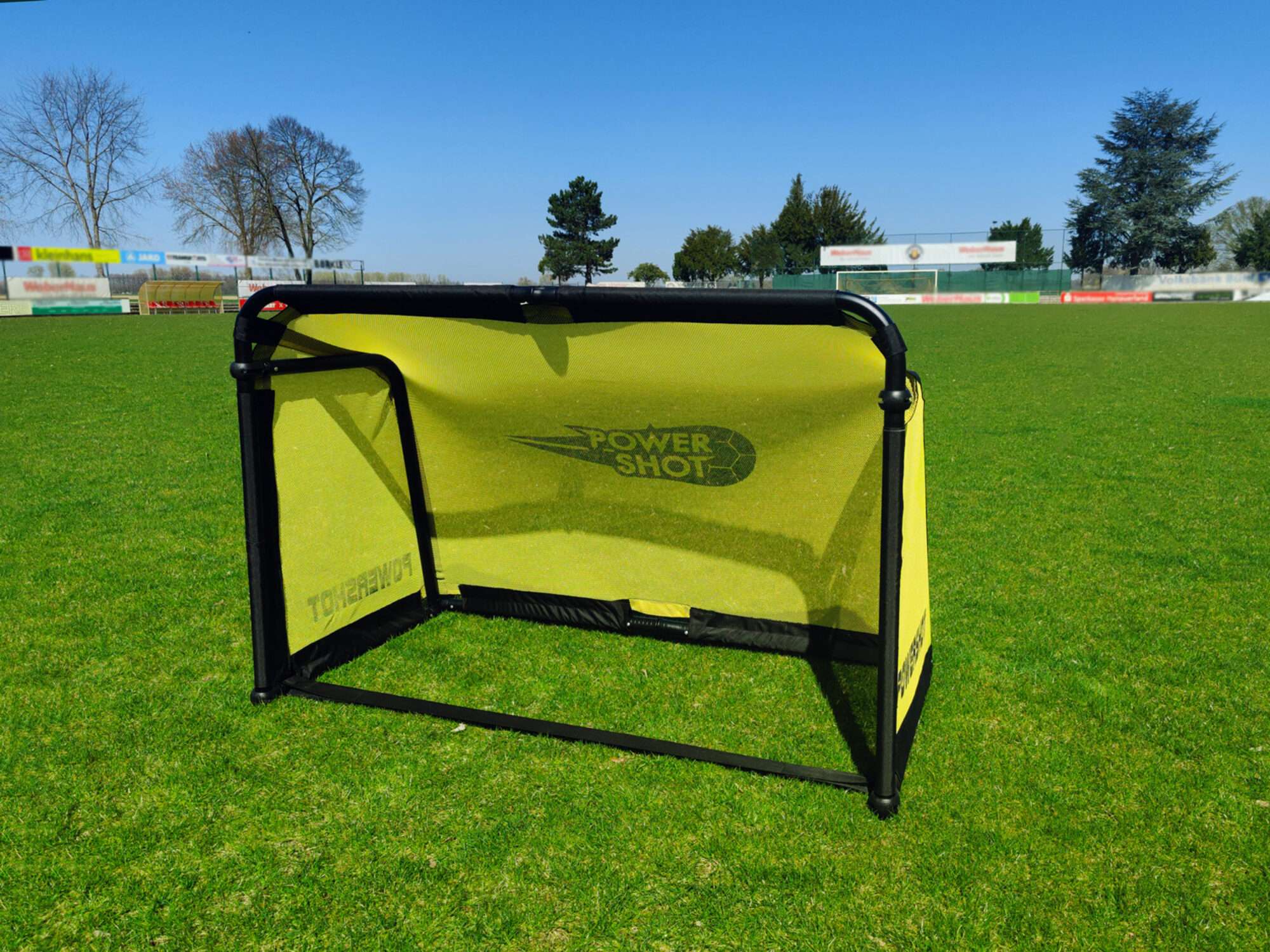 Image du produit : But de foot pliable - Aluminium - 1,50 x 1 m