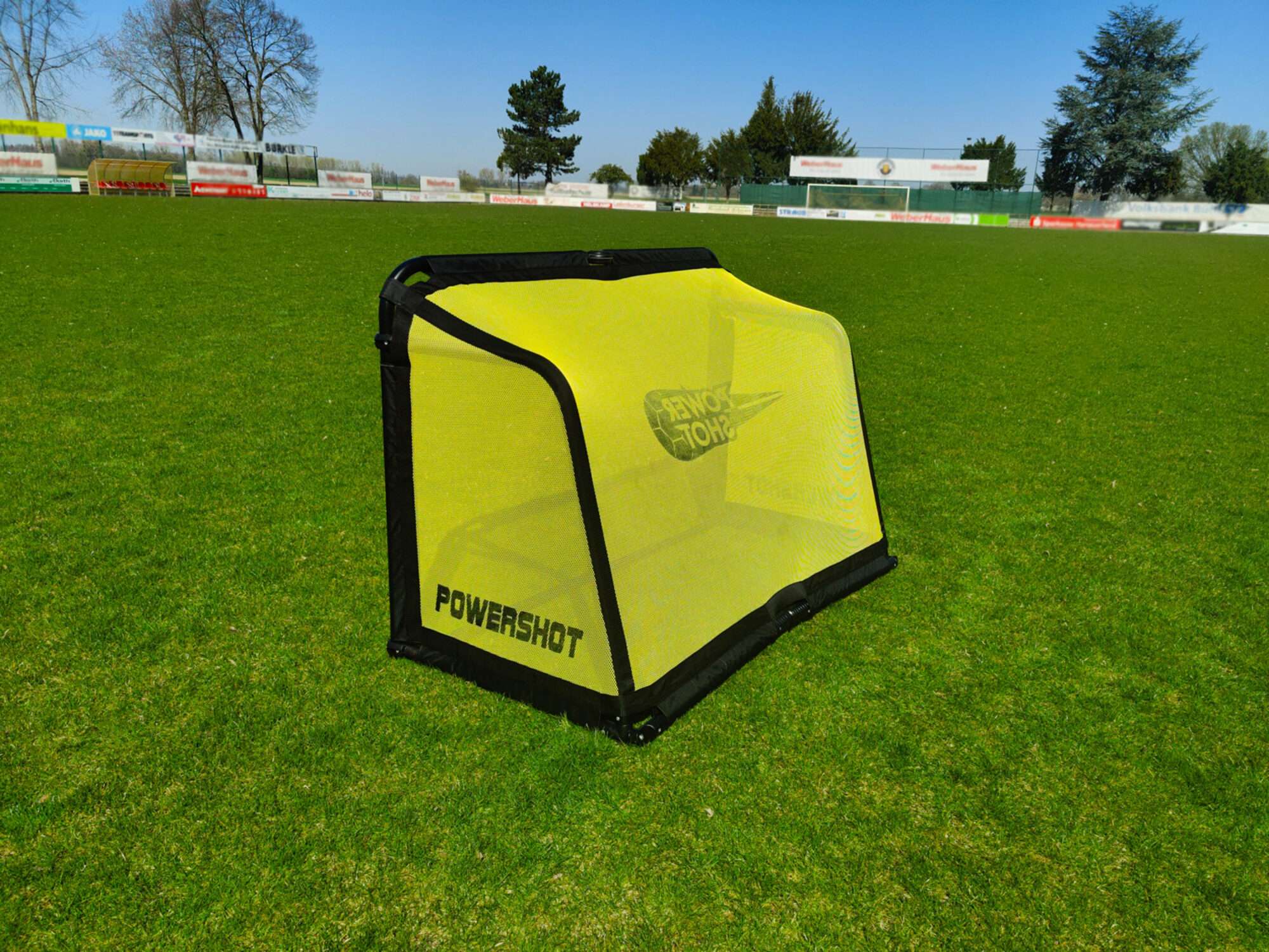 Image du produit : But de foot pliable - Aluminium - 1,50 x 1 m