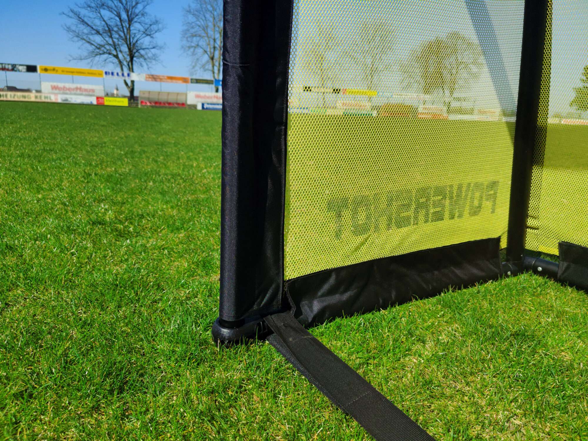 Image du produit : But de foot pliable - Aluminium - 1,50 x 1 m