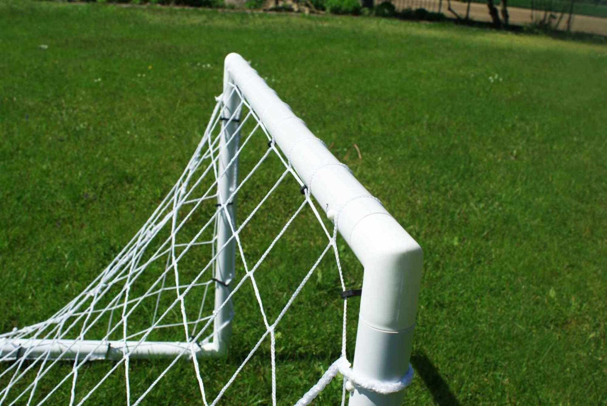 Image du produit : Paire de but de foot - 1,2m x 0,8m - uPVC - Blanc
