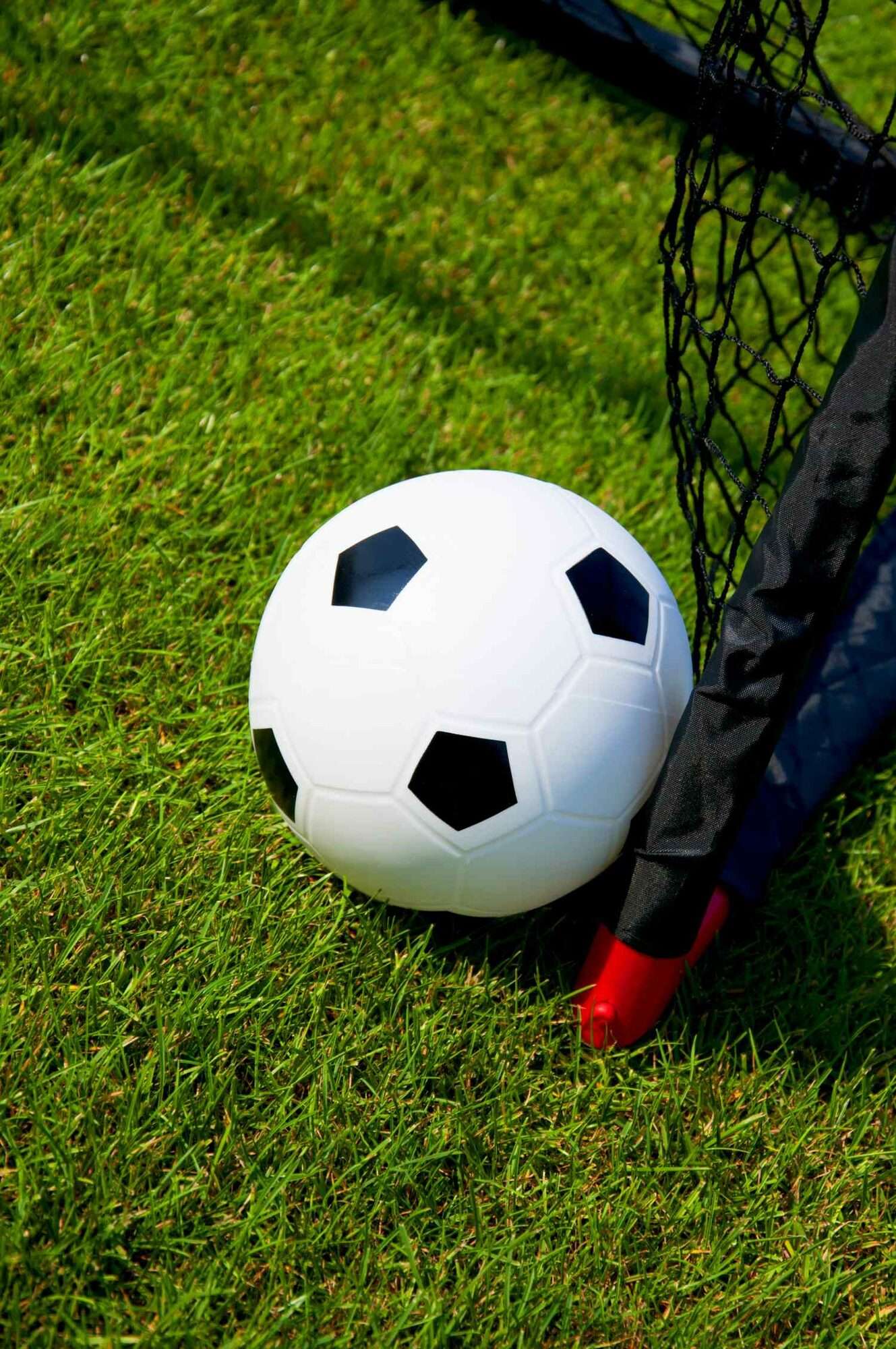 Image du produit : But de foot pliable - 90 x 60 cm - ballon offert