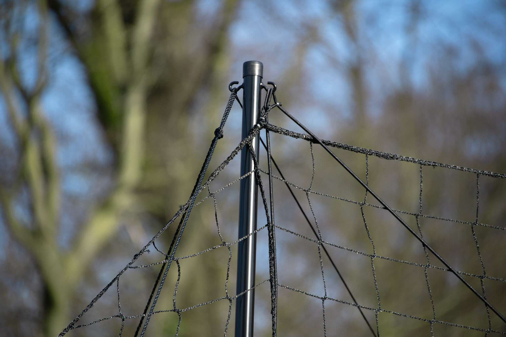 Image du produit : But de foot - 3,70 x 1,80 m - filet de protection intégré 6,50 x 3 m