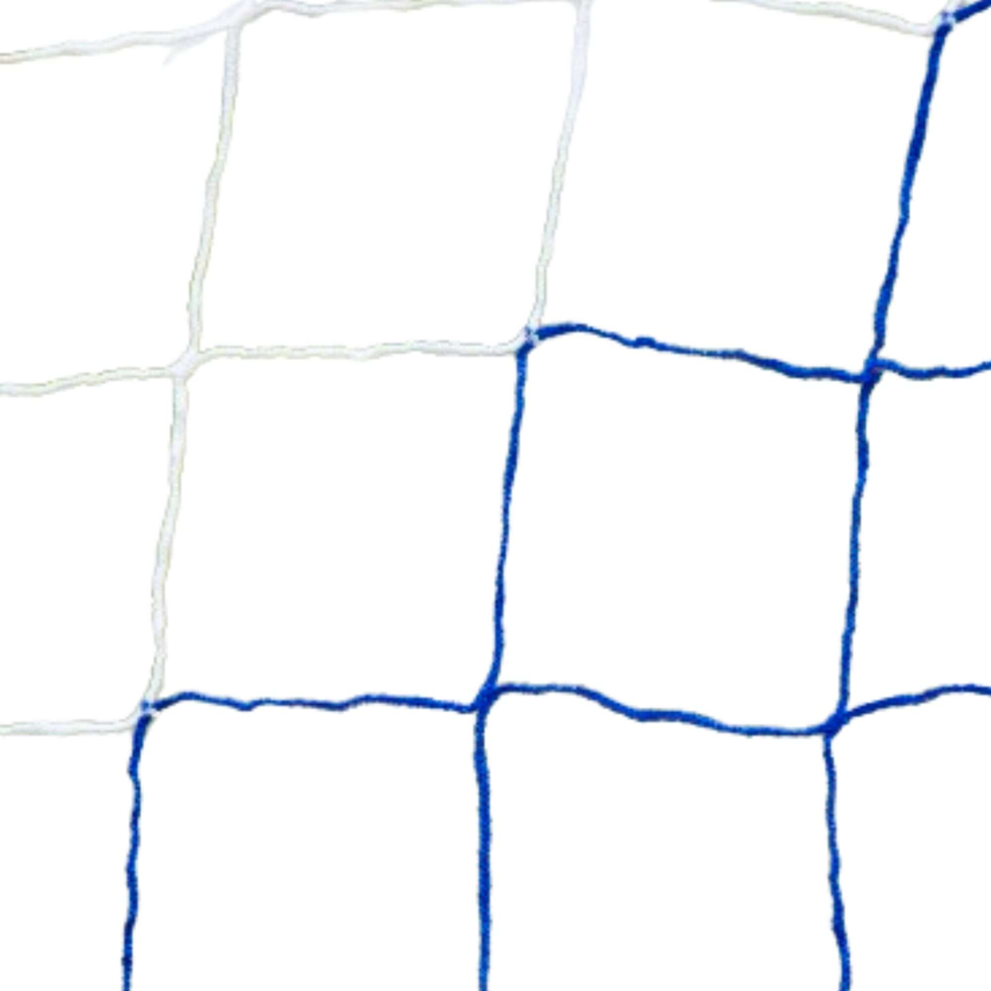Image du produit : Filet de foot - 7,32 x 2,44 x 0,8 x 2 m - 3mm - BLANC / BLEU