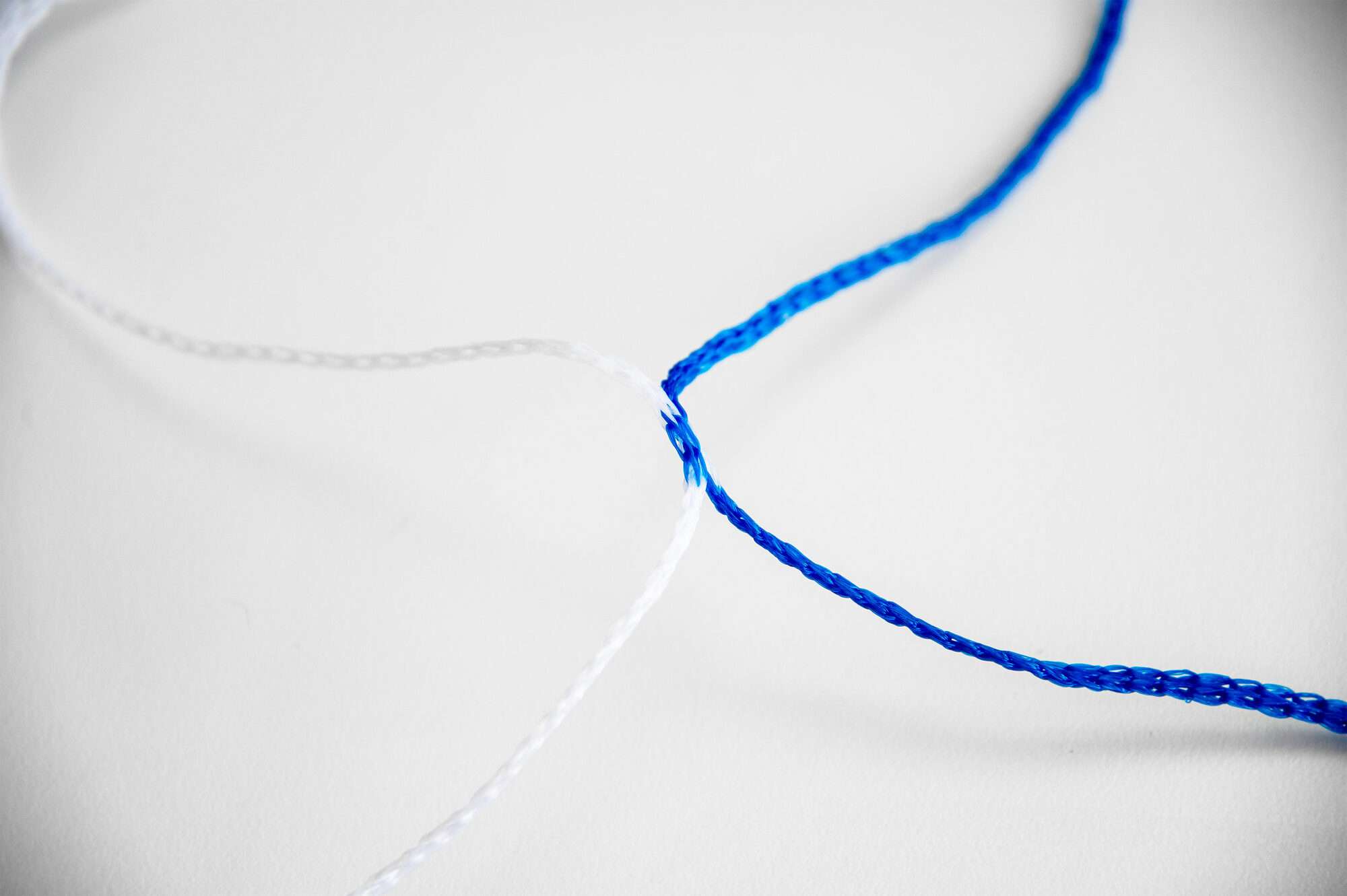 Image du produit : Filet de foot - 6 x 2,1 x 0,8 x 1,60 m - 3 mm - BLEU/BLANC