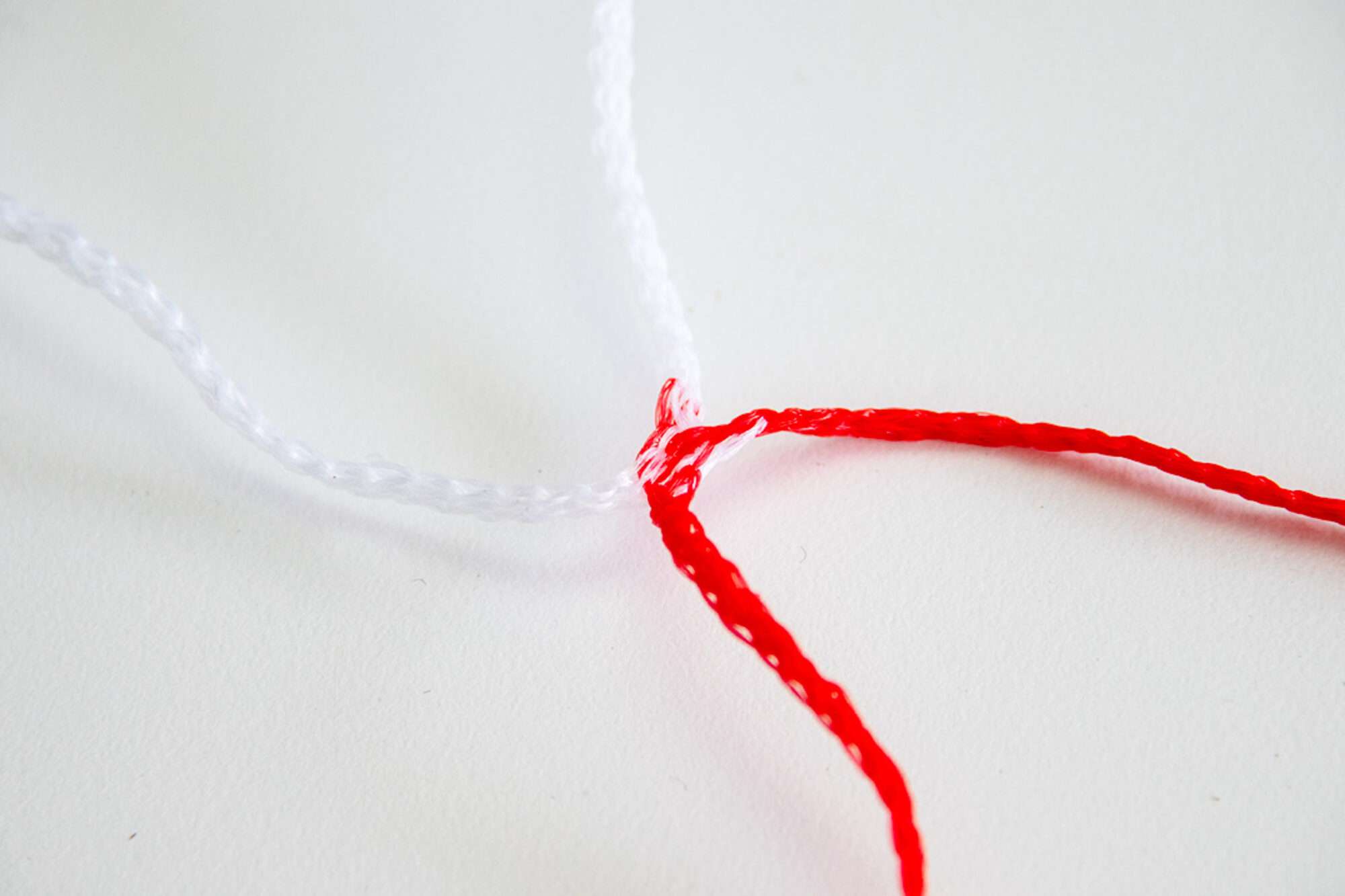 Image du produit : Filet de foot - 6 x 2,1 x 0,8 x 1,60 m - 3 mm - ROUGE/BLANC