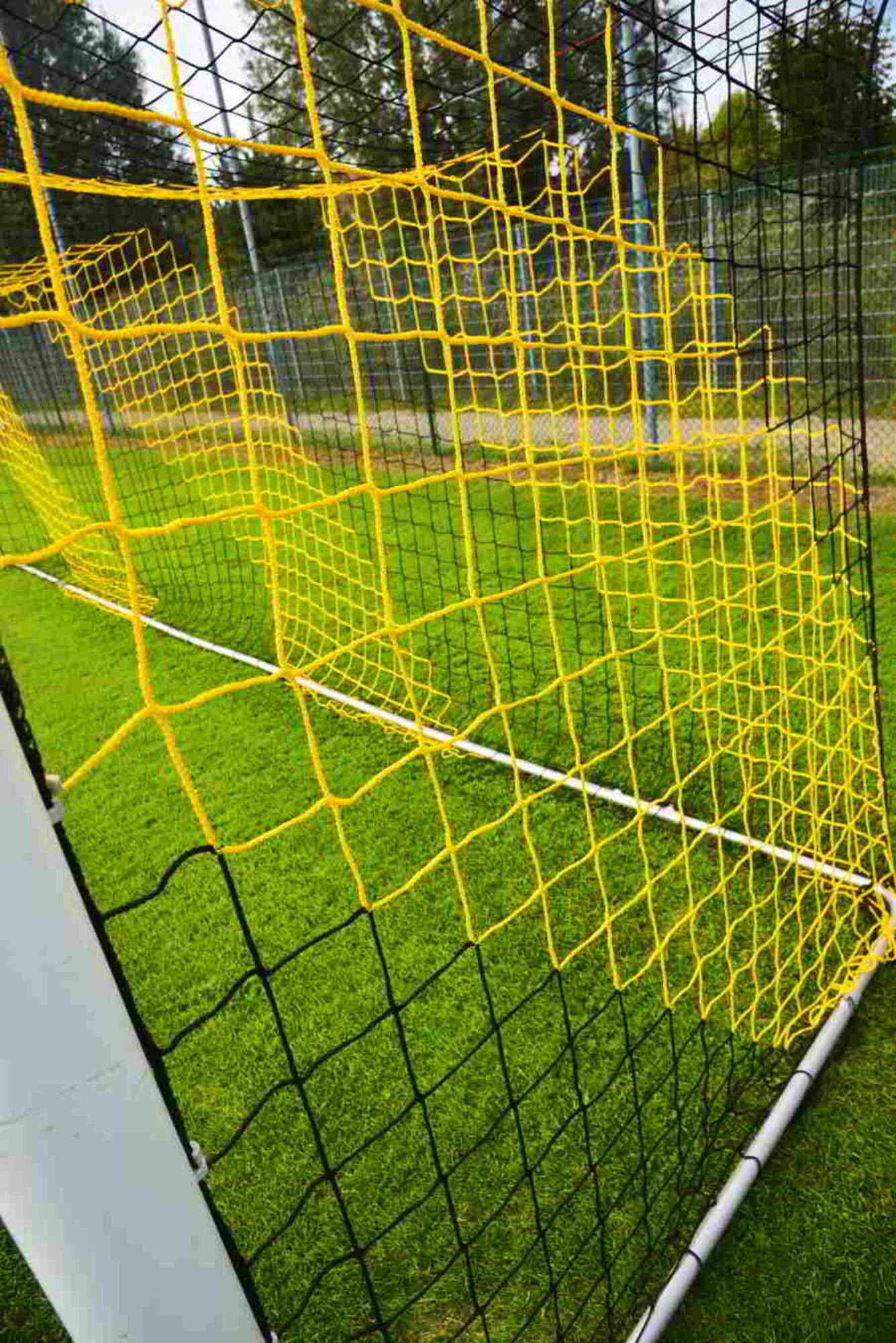 Image du produit : Filet de football - 3x2m - Jaune/Noir