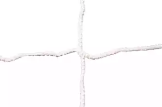 Filet de foot 5.1 x 2,1 m - diamètre: 4 mm - Blanc