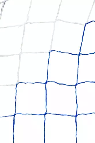 Filet de foot - 7,32 x 2,44 x 2 x 2 m - 4mm - BLANC / BLEU