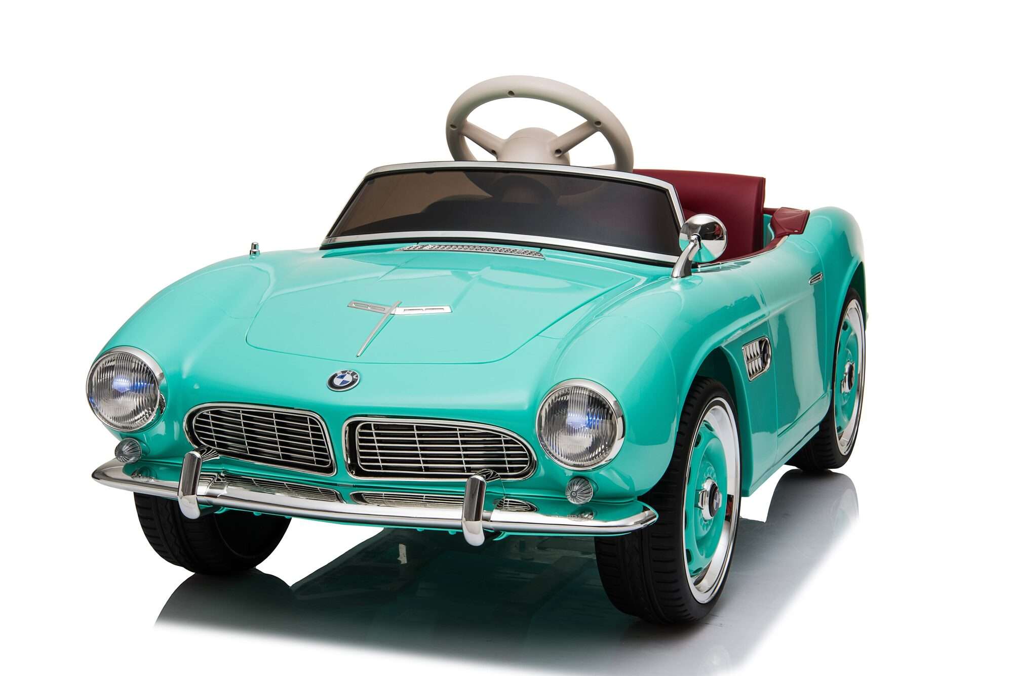 Image du produit : Voiture Électrique Enfant BMW 507 Officielle – Vert Menthe (3 à 8 ans)