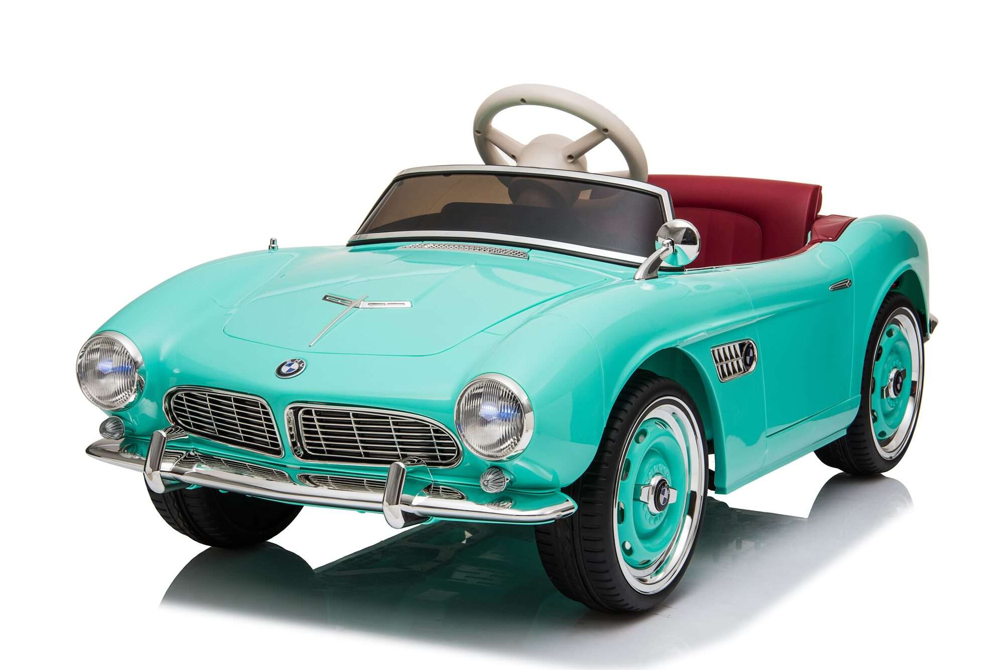 Image du produit : Voiture Électrique Enfant BMW 507 Officielle – Vert Menthe (3 à 8 ans)