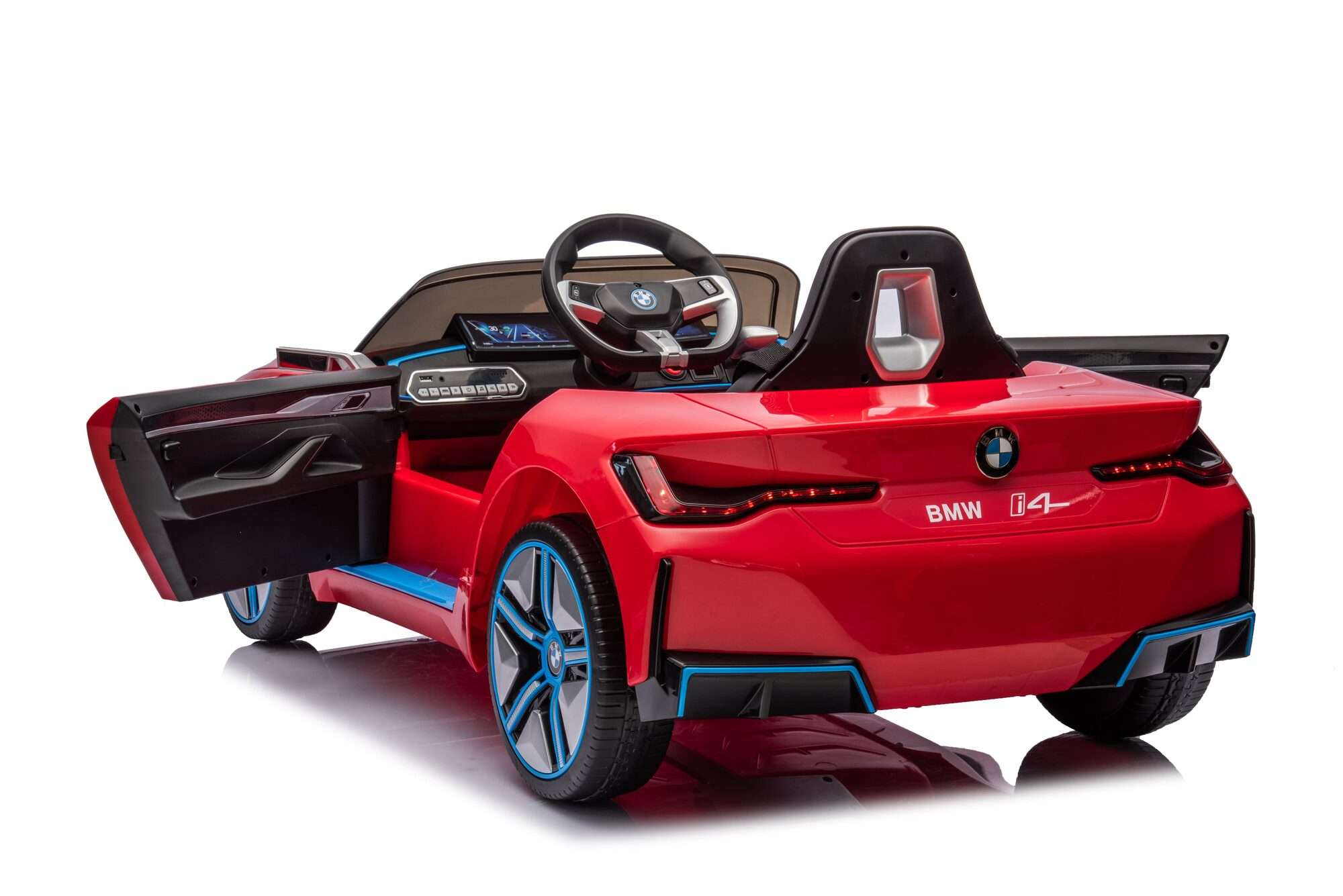Image du produit : Voiture Électrique Enfant BMW i4 Officielle – Rouge Métallisé (3 à 8 ans)