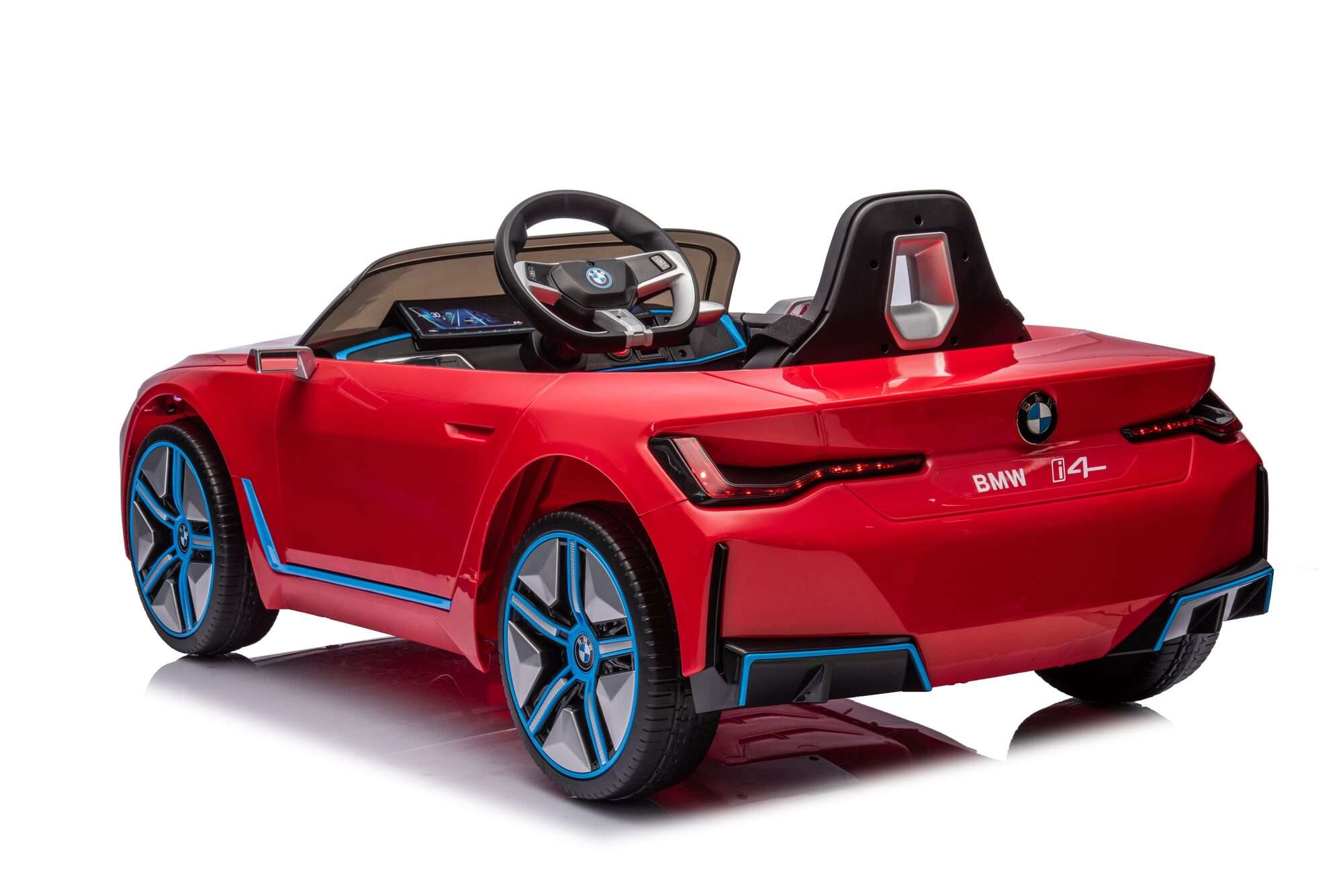 Image du produit : Voiture Électrique Enfant BMW i4 Officielle – Rouge Métallisé (3 à 8 ans)