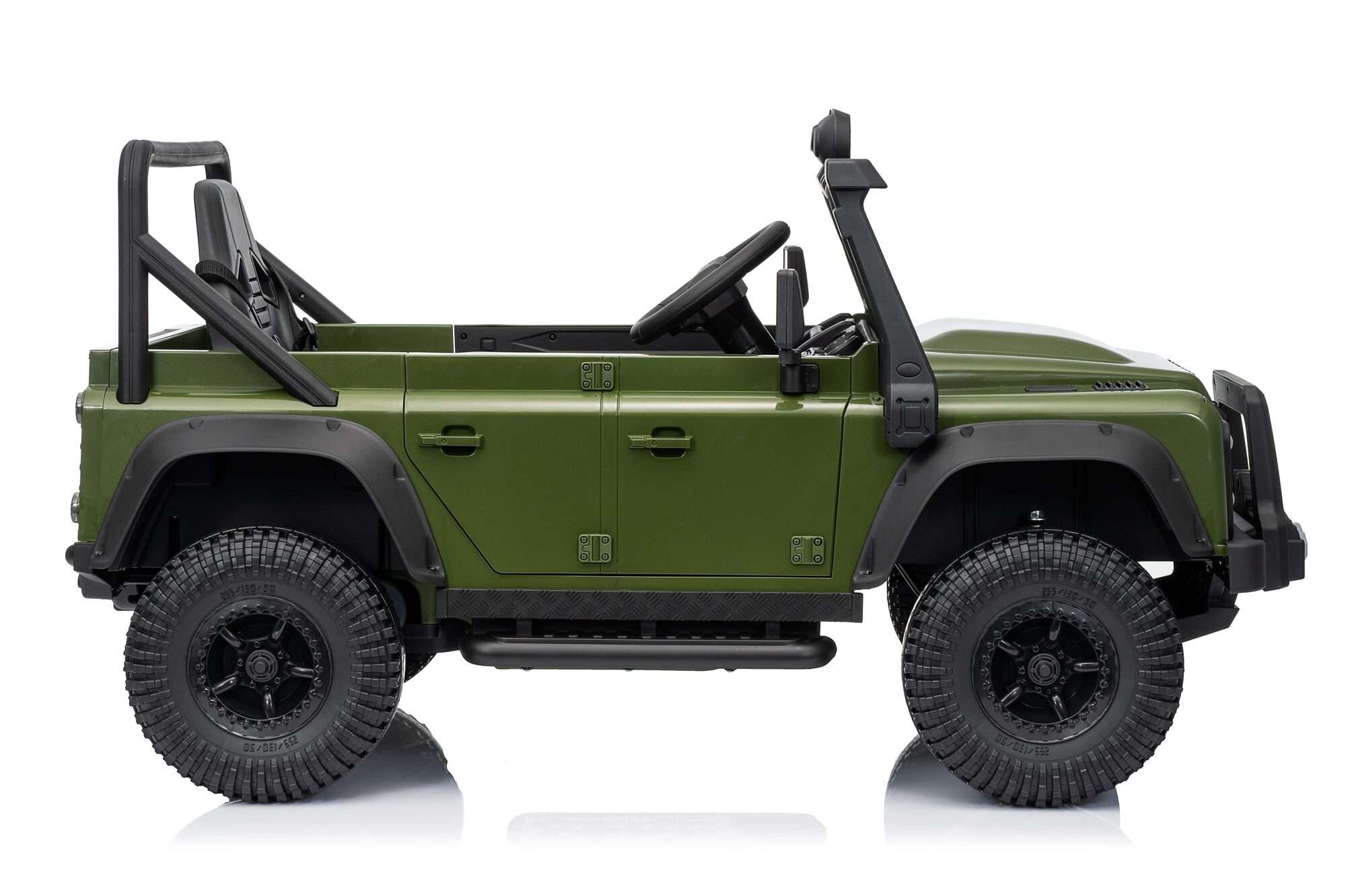 Image du produit : Voiture Électrique Enfant Land Rover Defender 110 SVX – Vert Armée (3 à 8 ans)