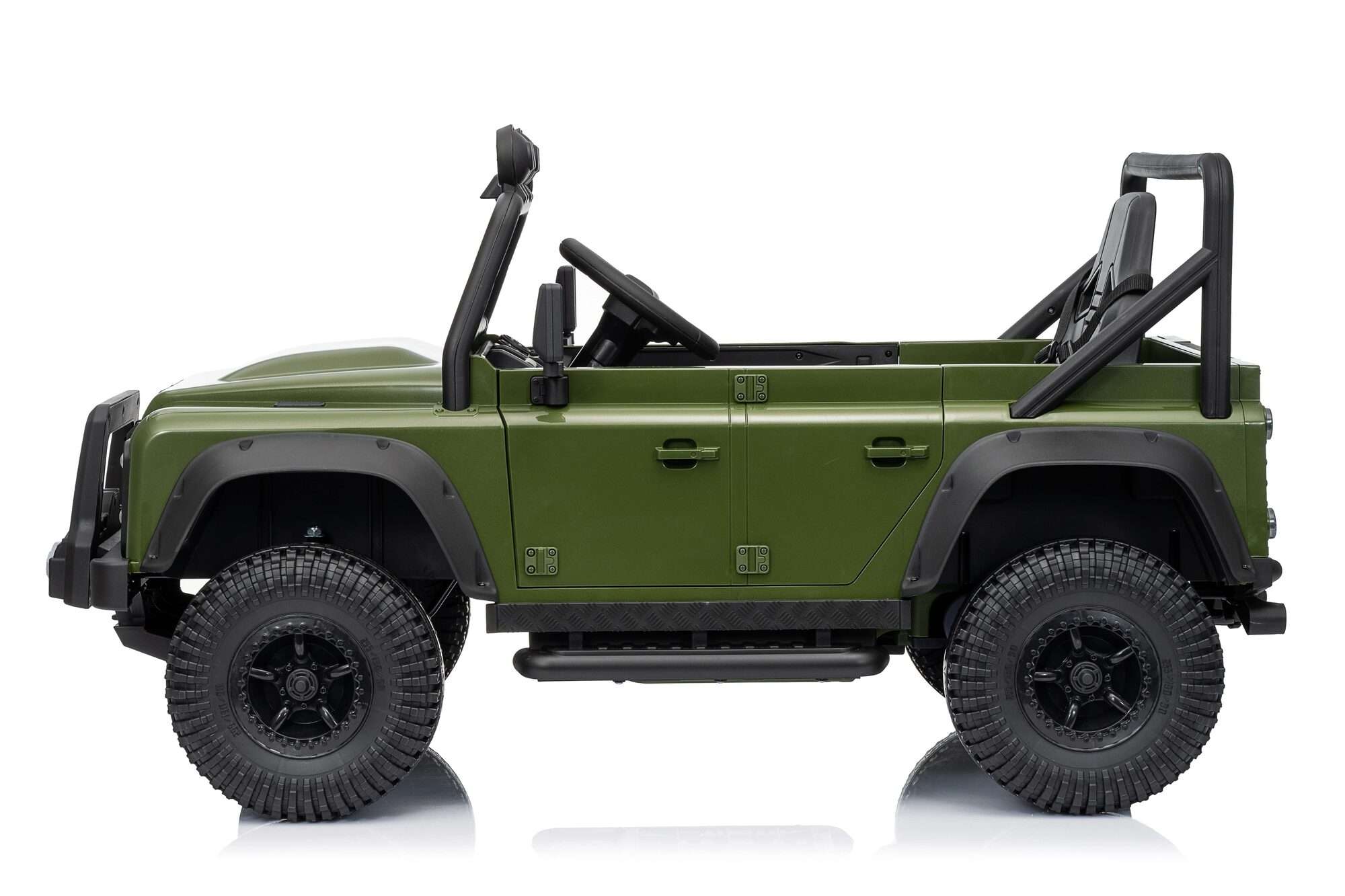 Image du produit : Voiture Électrique Enfant Land Rover Defender 110 SVX – Vert Armée (3 à 8 ans)