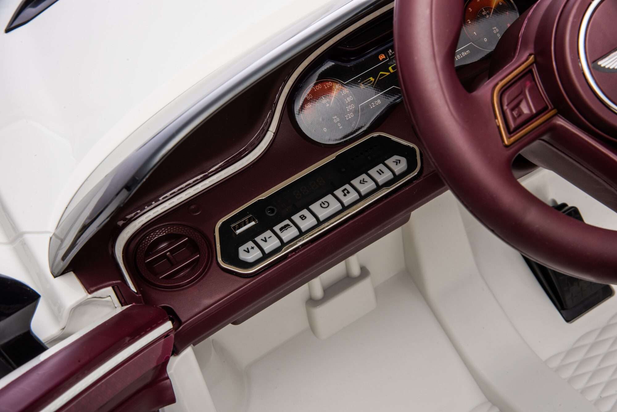 Image du produit : Voiture Électrique pour Enfant Bentley Bacalar Officielle – Blanche (3 à 8 ans)