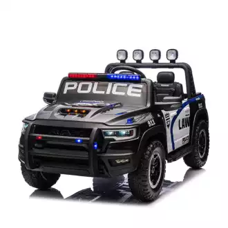 Licensed RAM 1500 RHO Police Super Truck in Black color (3-8 years)
