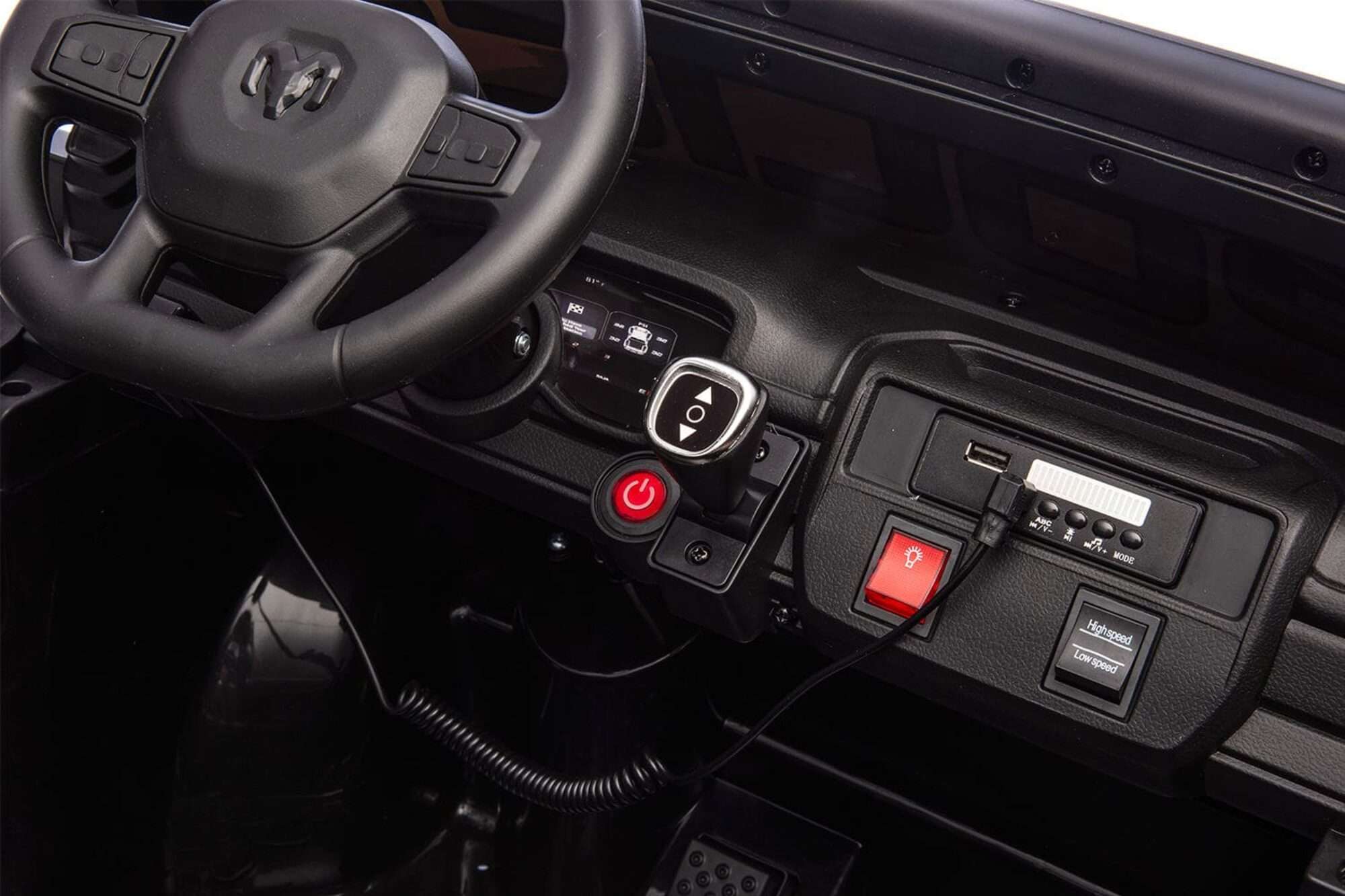 Image du produit : Licensed RAM 1500 RHO Police Super Truck in Black color (3-8 years)