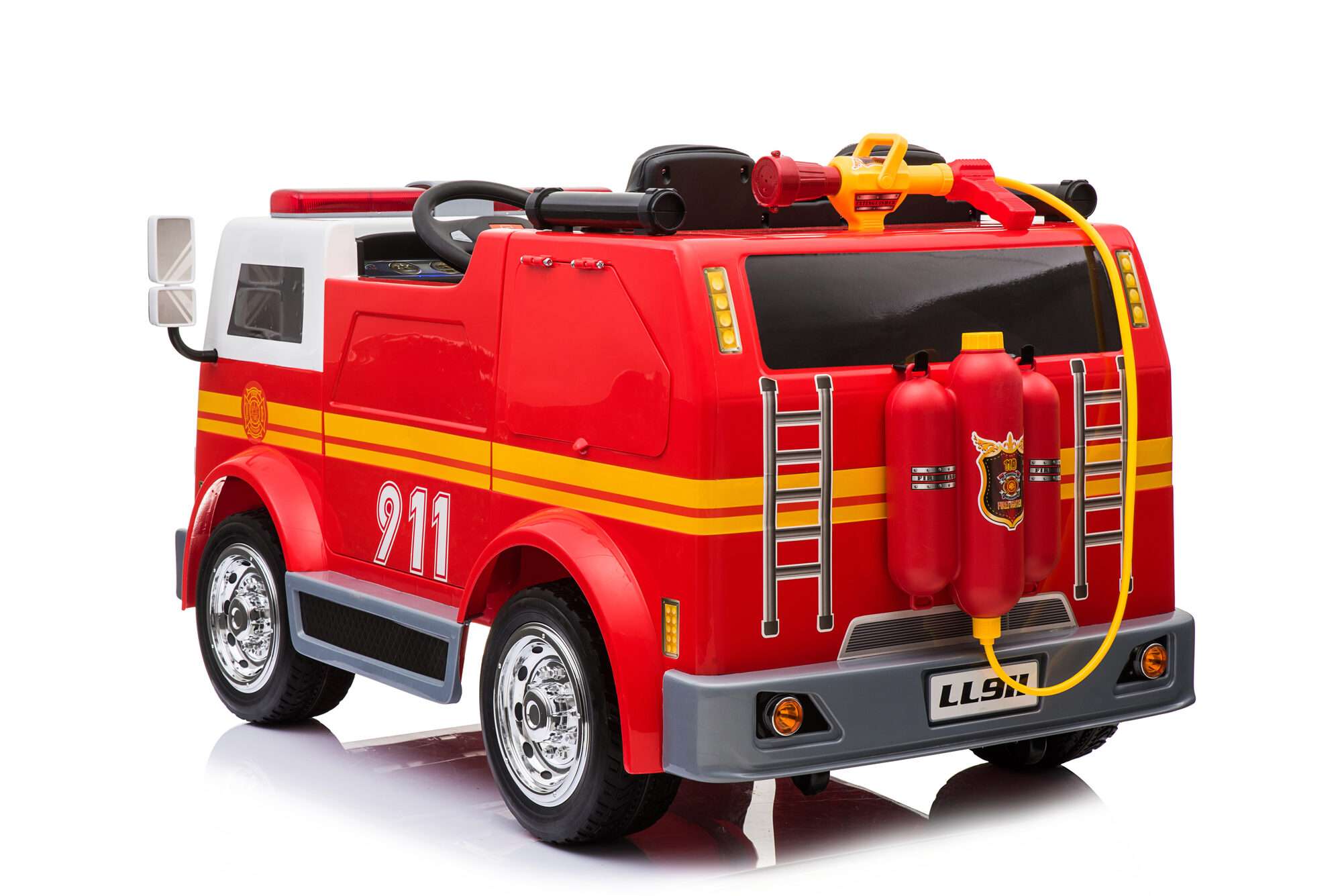 Image du produit : Fire Truck with fire alarm light (3-8 years)