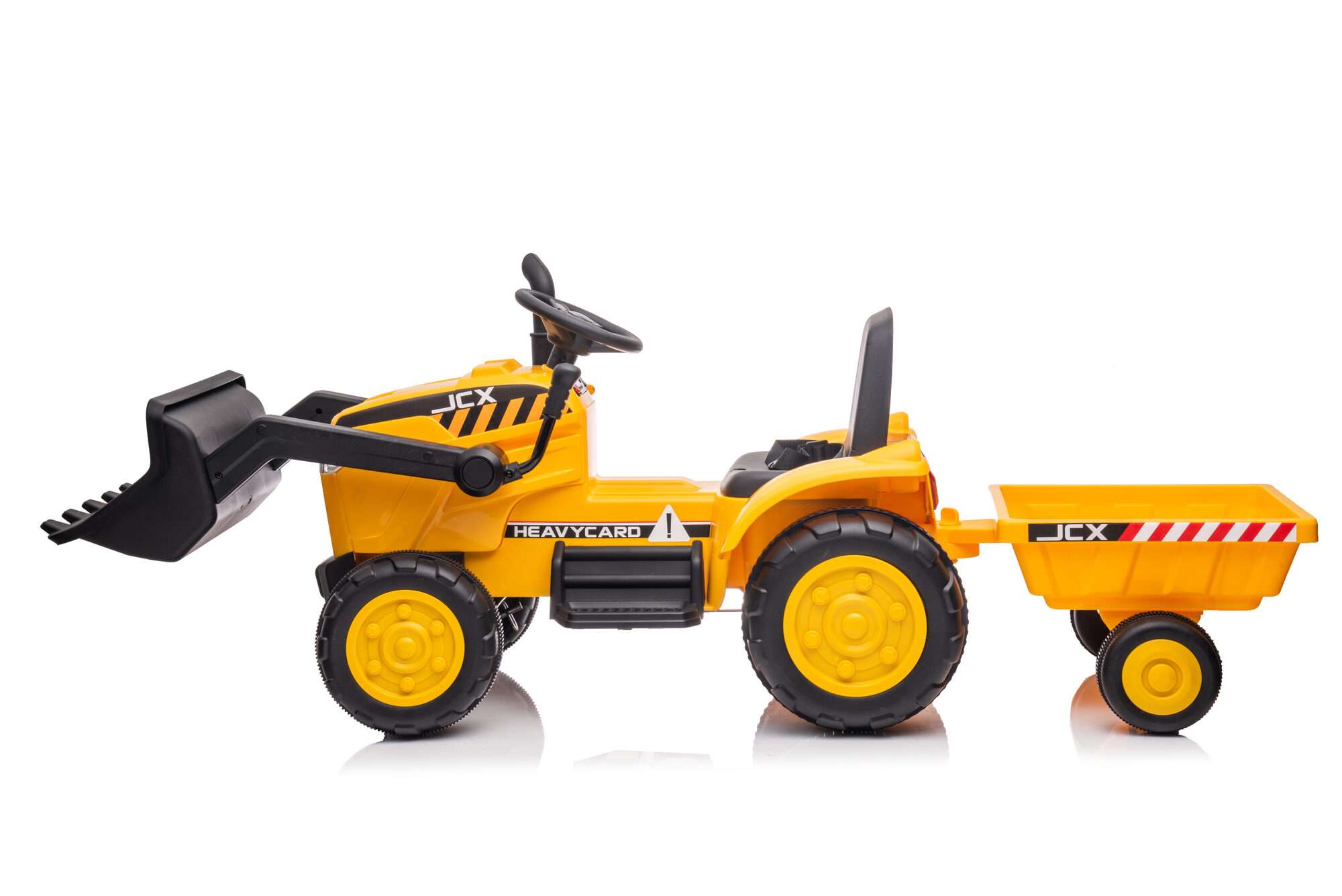 Image du produit : Construction truck with front & rear drag bucket in Yellow color (3-8 years)