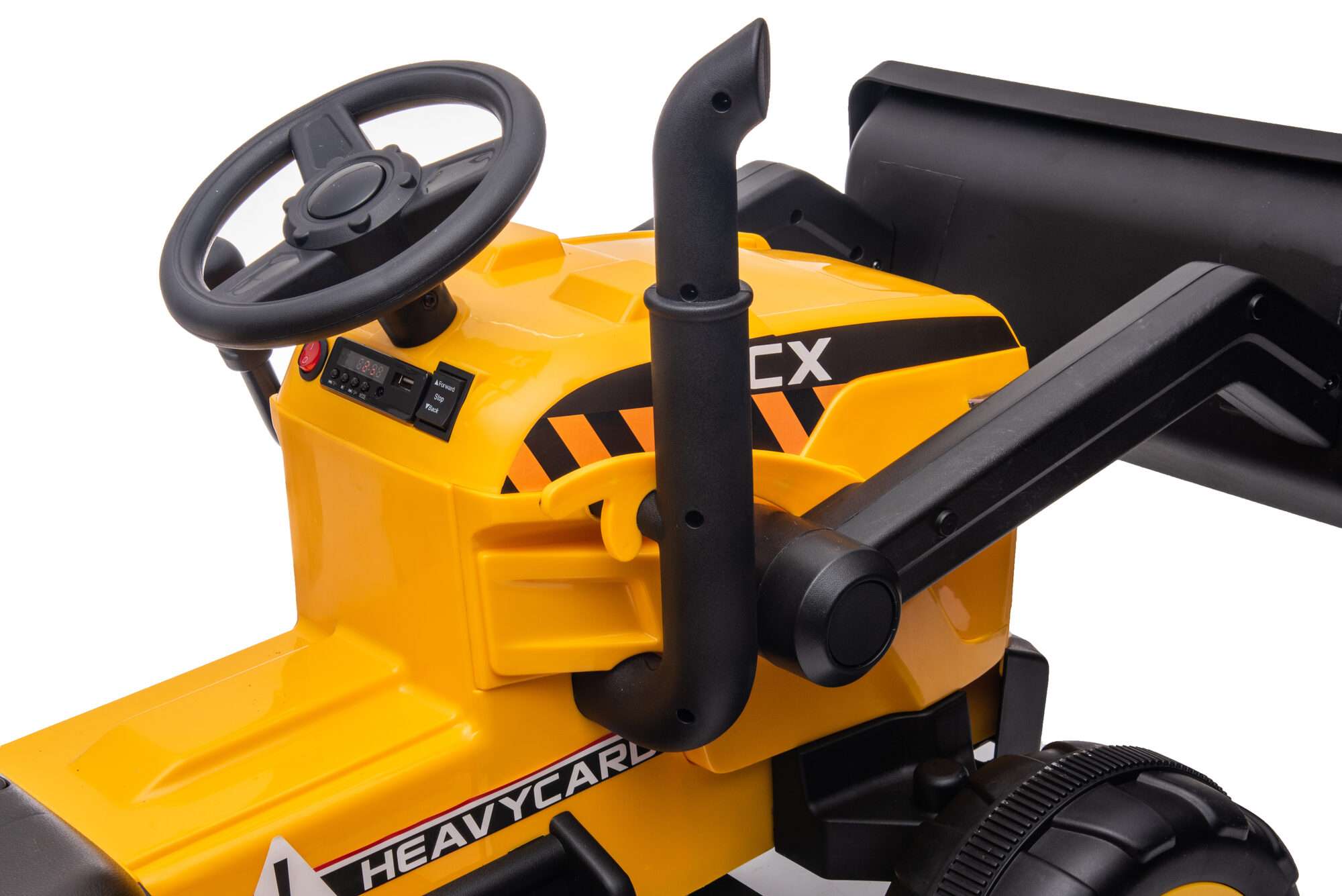 Image du produit : Construction truck with front & rear drag bucket in Yellow color (3-8 years)