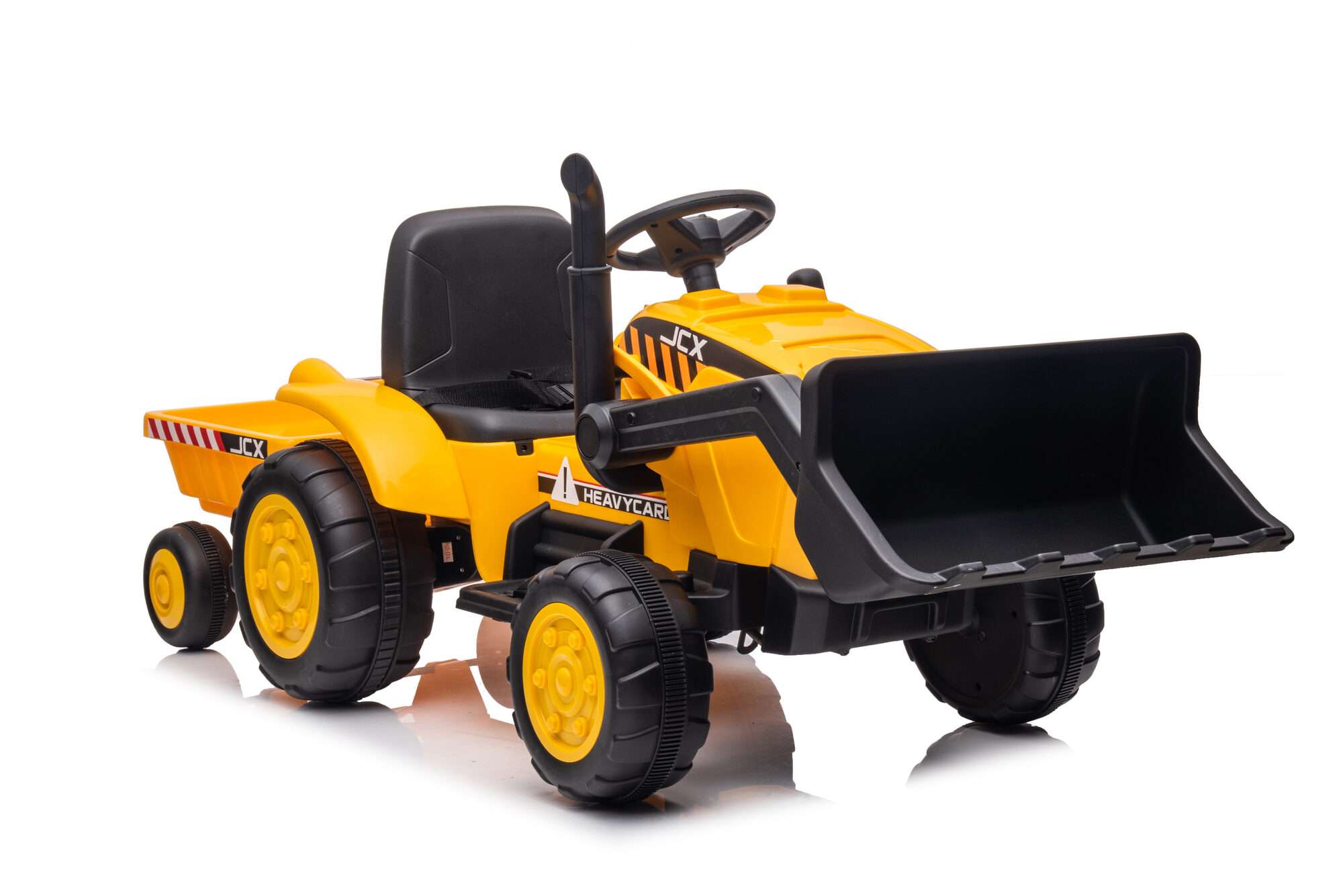 Image du produit : Construction truck with front & rear drag bucket in Yellow color (3-8 years)
