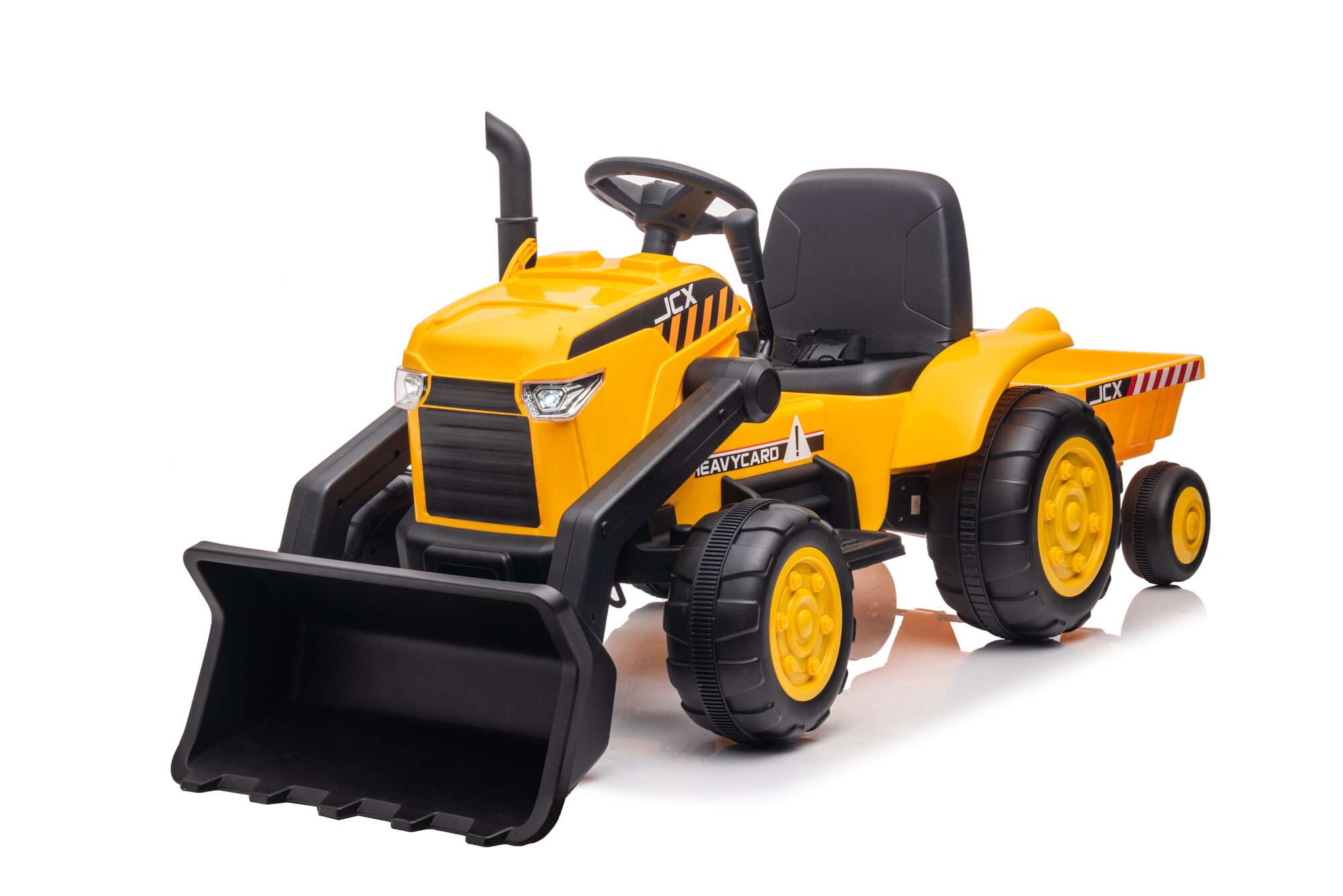 Image du produit : Construction truck with front & rear drag bucket in Yellow color (3-8 years)