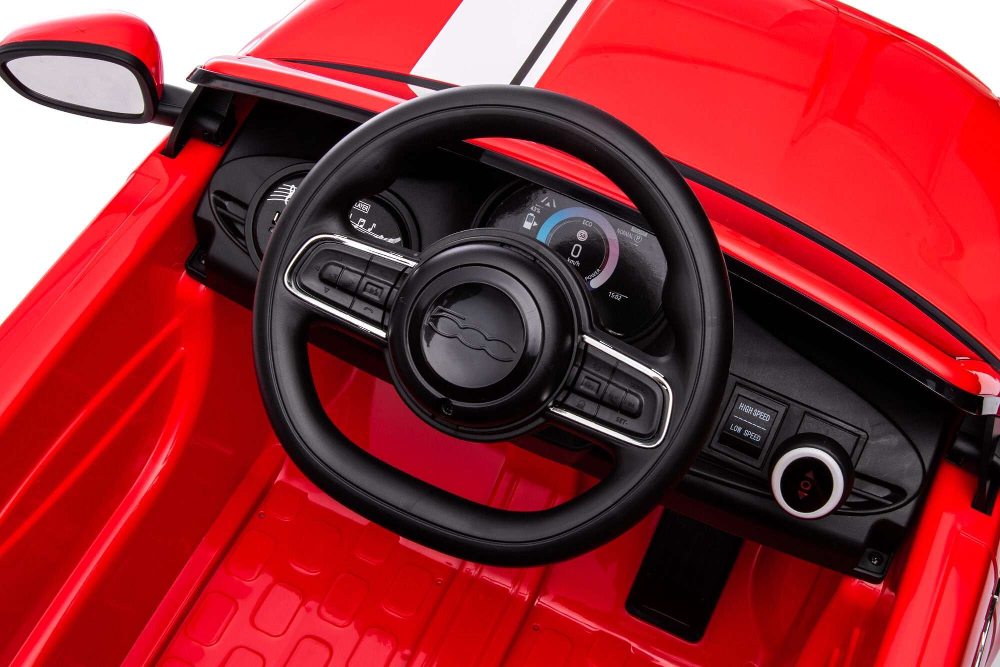 Image du produit : Licensed Fiat 500 (2015) in Red color (3-8 years)