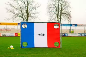 Mur de tir pour but de foot - Drapeau - Pays & Taille au choix