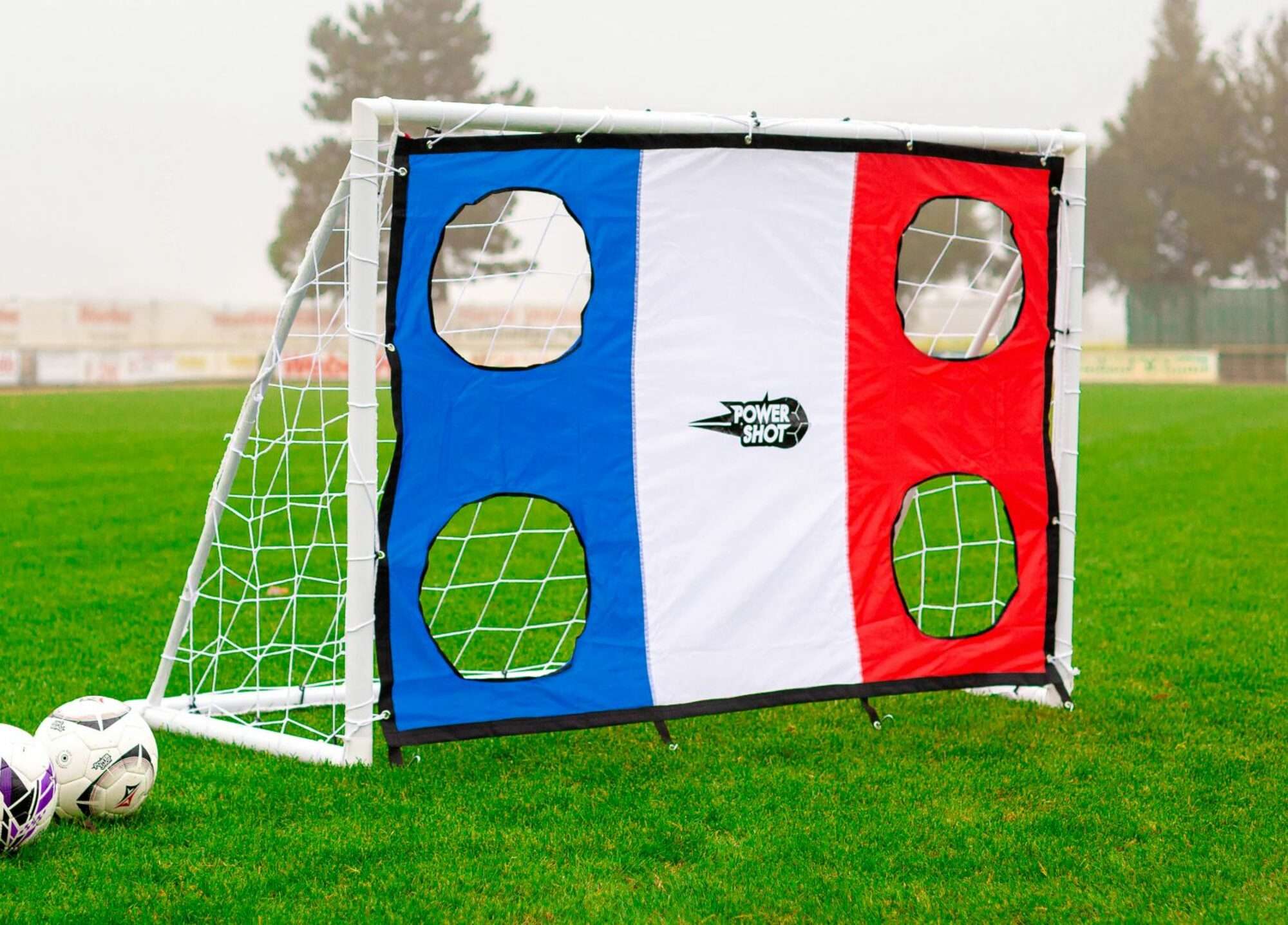 Image du produit : But de foot - 1.8 x 1.2m - uPVC - Blanc