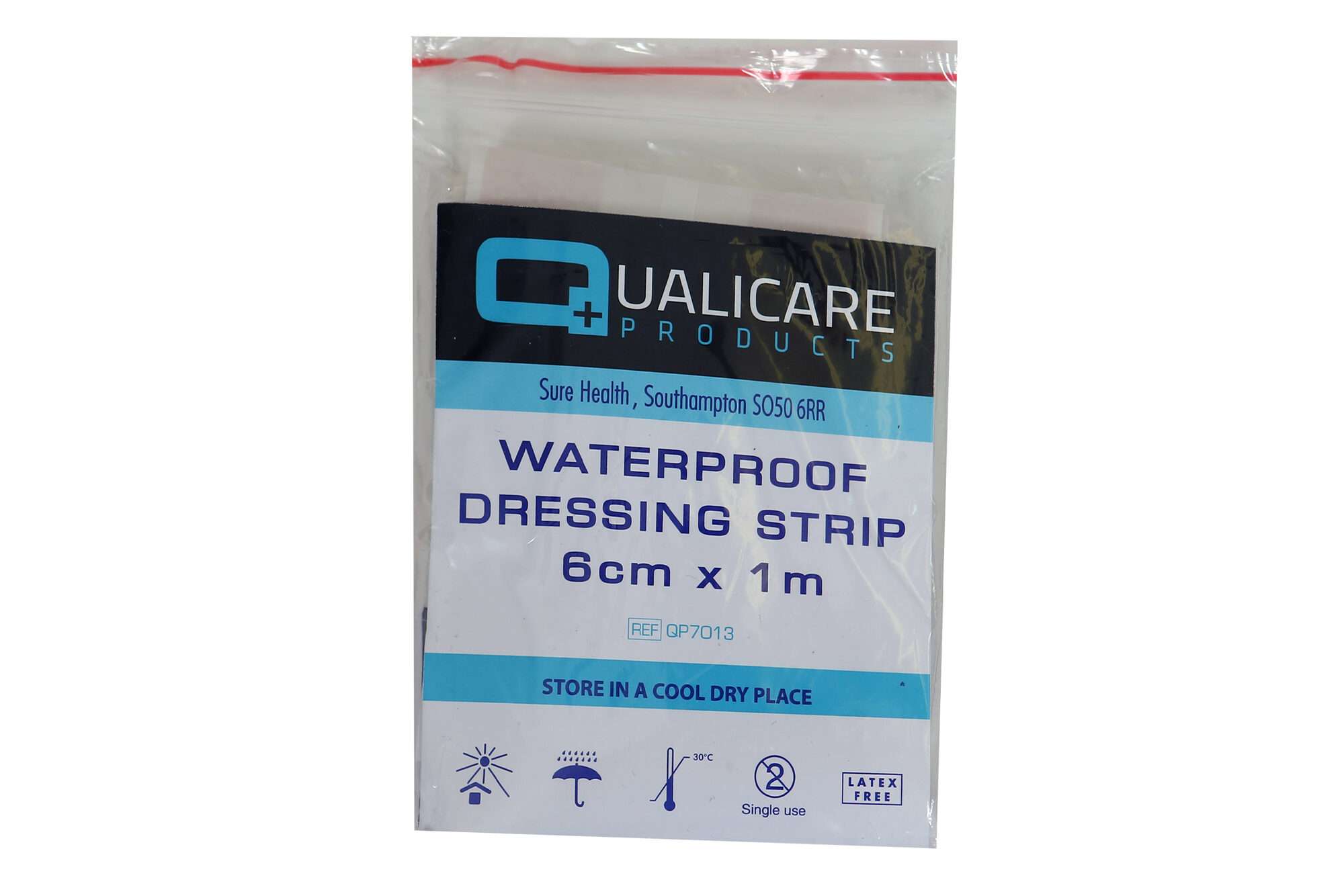 Image du produit : 12 Bandes de pansement résistant à l'eau découpables