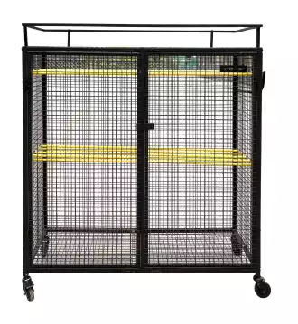 Cage de stockage 2 portes, 1450 x 550 x 1550 mm