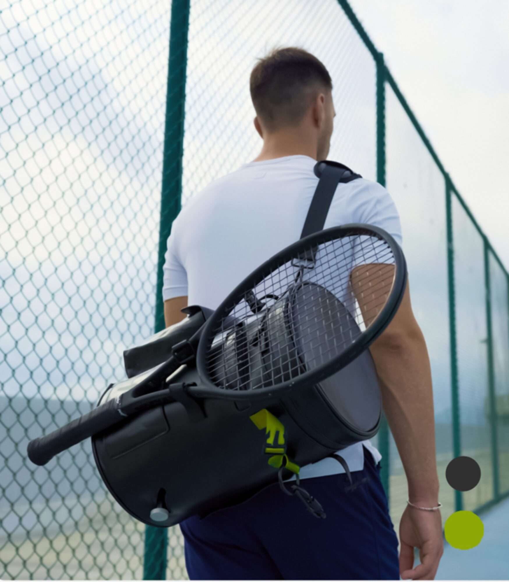 Image du produit : Machine lanceuse de balles de tennis - Noir