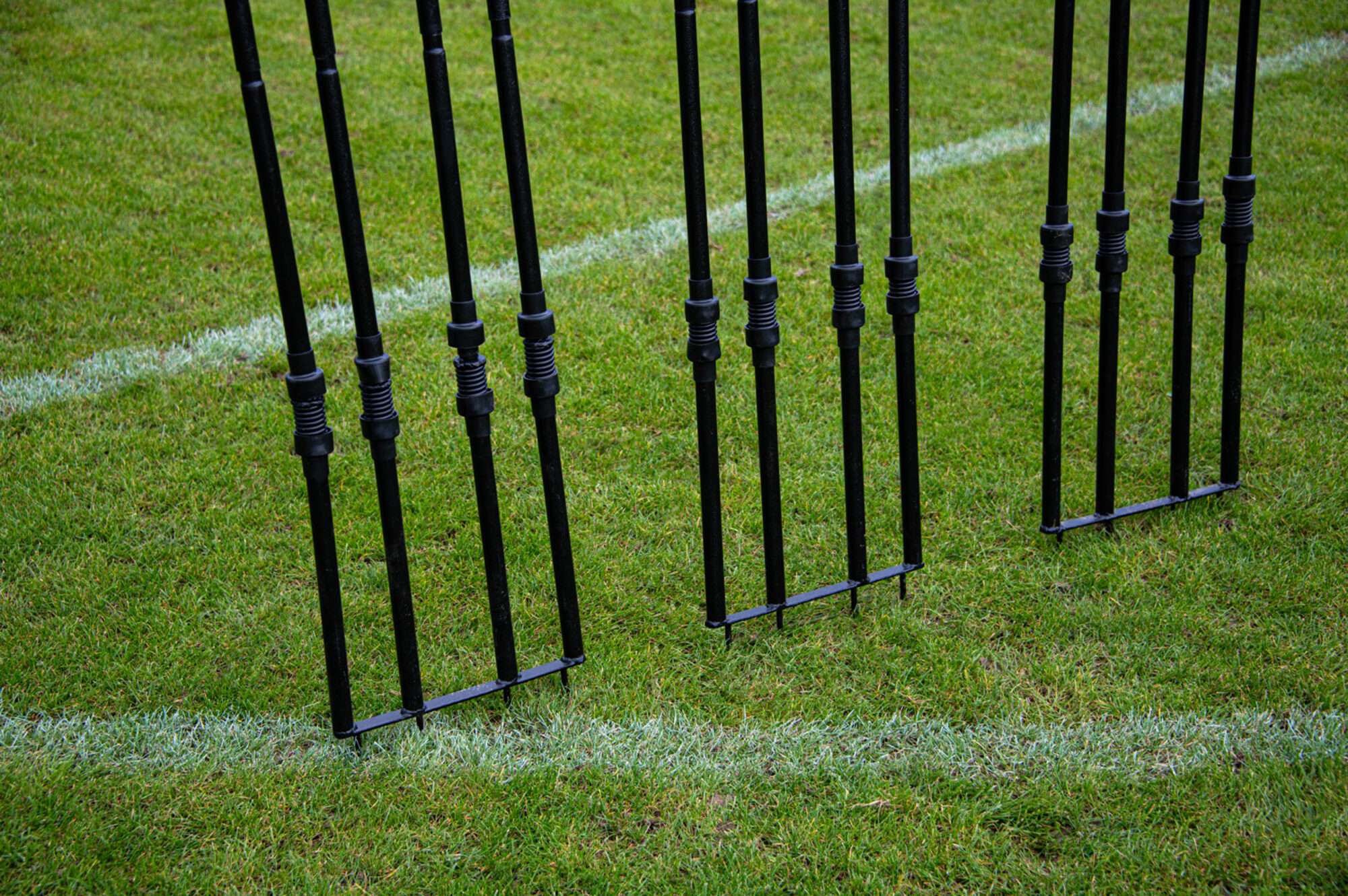 Image du produit : Kit de 3 mannequins défensifs en acier 