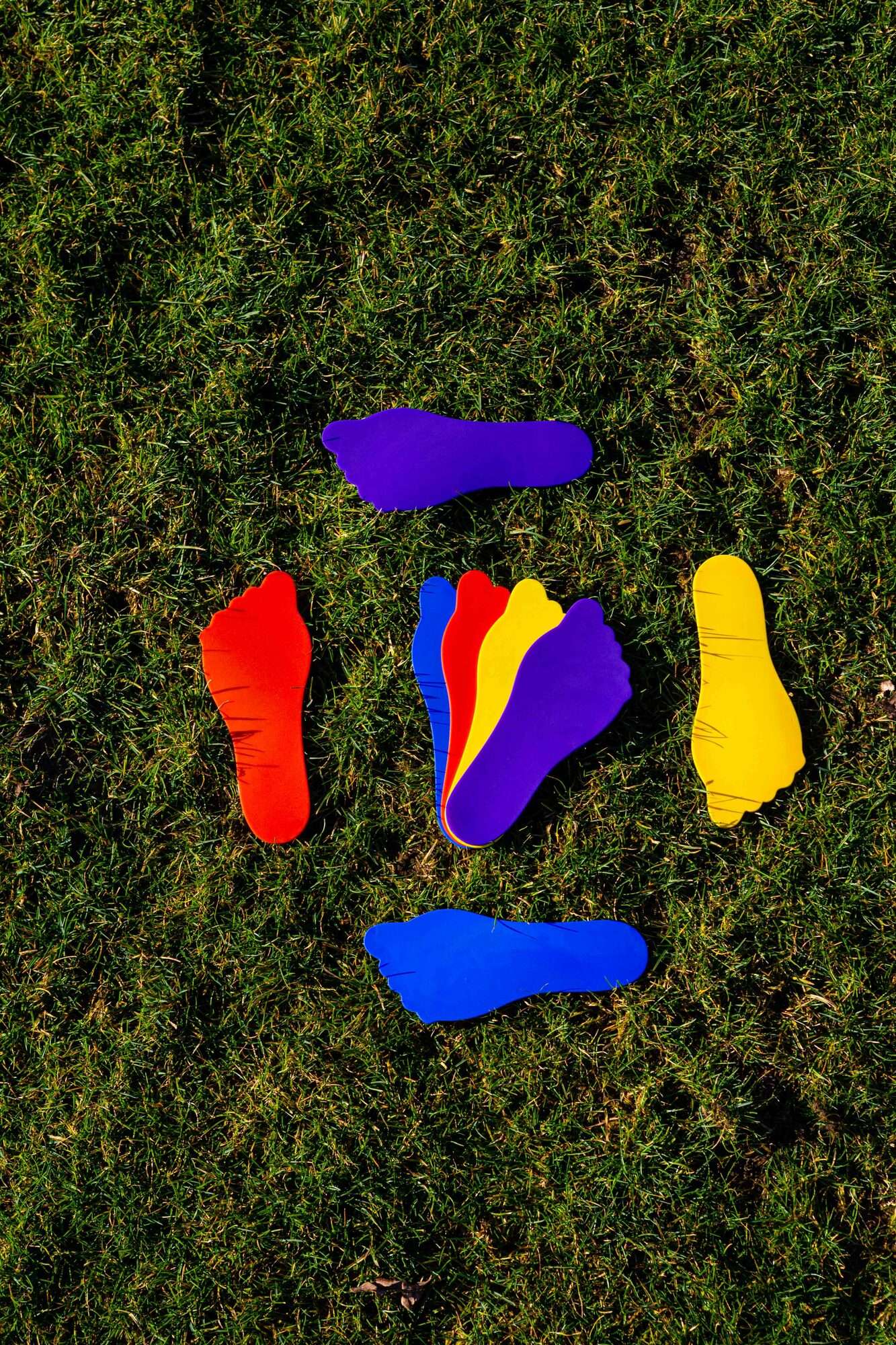 Image du produit : Marquage au sol ludique : lot de 4 pieds