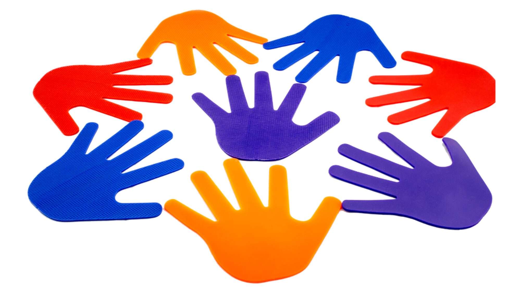 Image du produit : Marquage au sol scolaire : lot de 4 mains