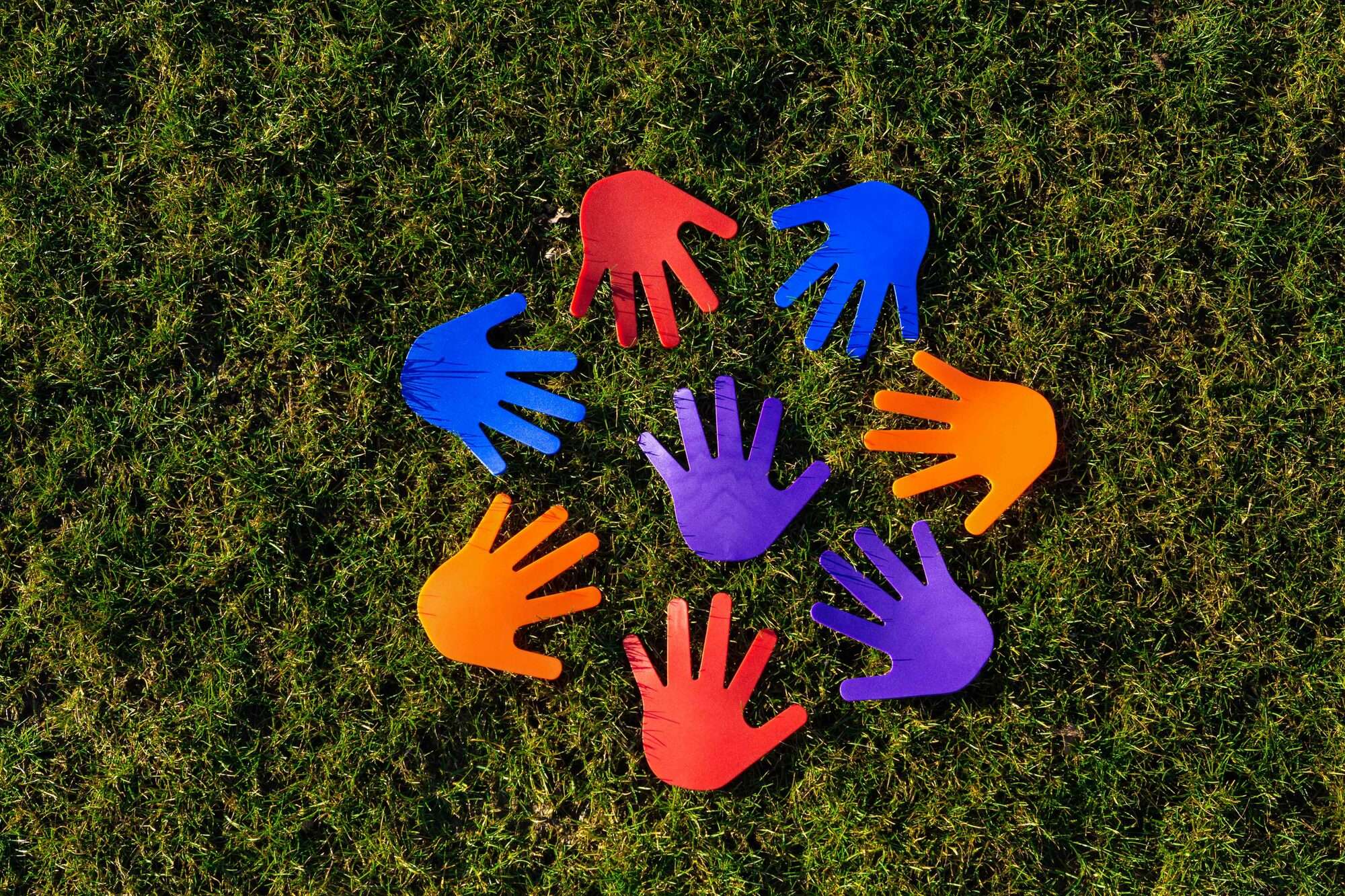 Image du produit : Marquage au sol scolaire : lot de 4 mains