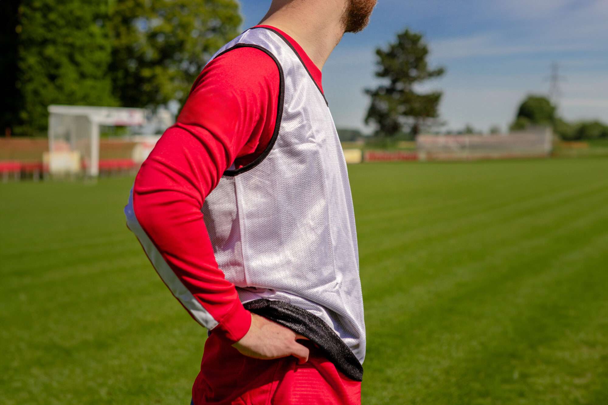 Image du produit : Chasuble d’entrainement réversible - Noir/Blanc - Lot de 5 - M/L