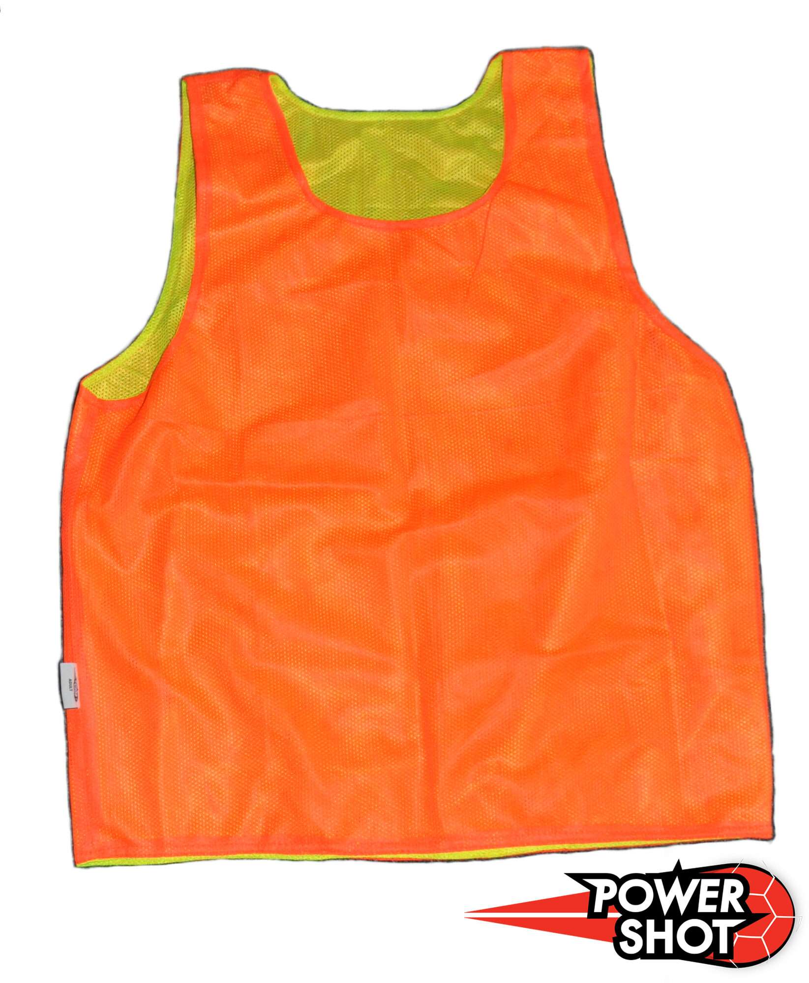 Image du produit : Chasuble d’entrainement réversible - Jaune/Orange - Lot de 5 - M/L