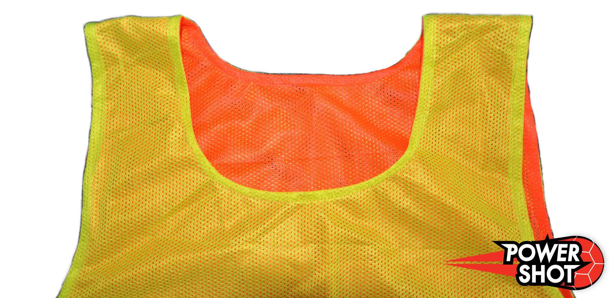 Image du produit : Chasuble d’entrainement réversible - Jaune/Orange - Lot de 5 - M/L