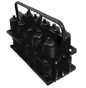 Bidons - 750 mL - Lot de 10 - Porte-bidons inclus