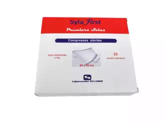 Compresse imprégnées asséchantes lot de 10