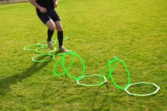 Échelle d'agilité octogonale - 12 anneaux