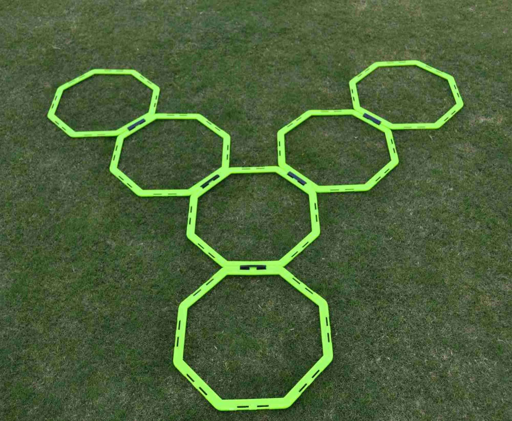 Image du produit : Échelle d'agilité octogonale - 12 anneaux