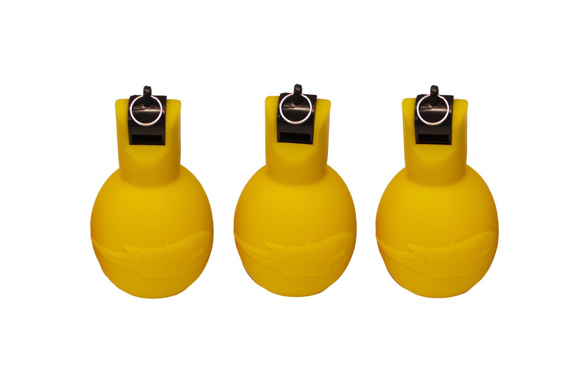 Image du produit : Sifflet poire / Sifflet à main Hygiénique jaune - Lot de 3