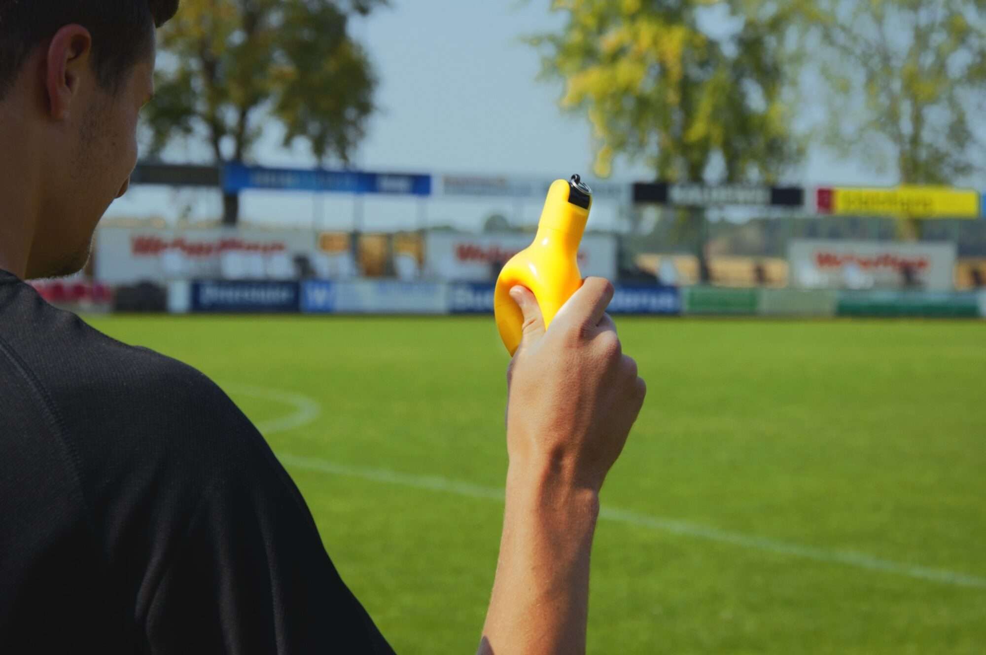 Image du produit : Sifflet poire / Sifflet à main Hygiénique jaune - Lot de 3