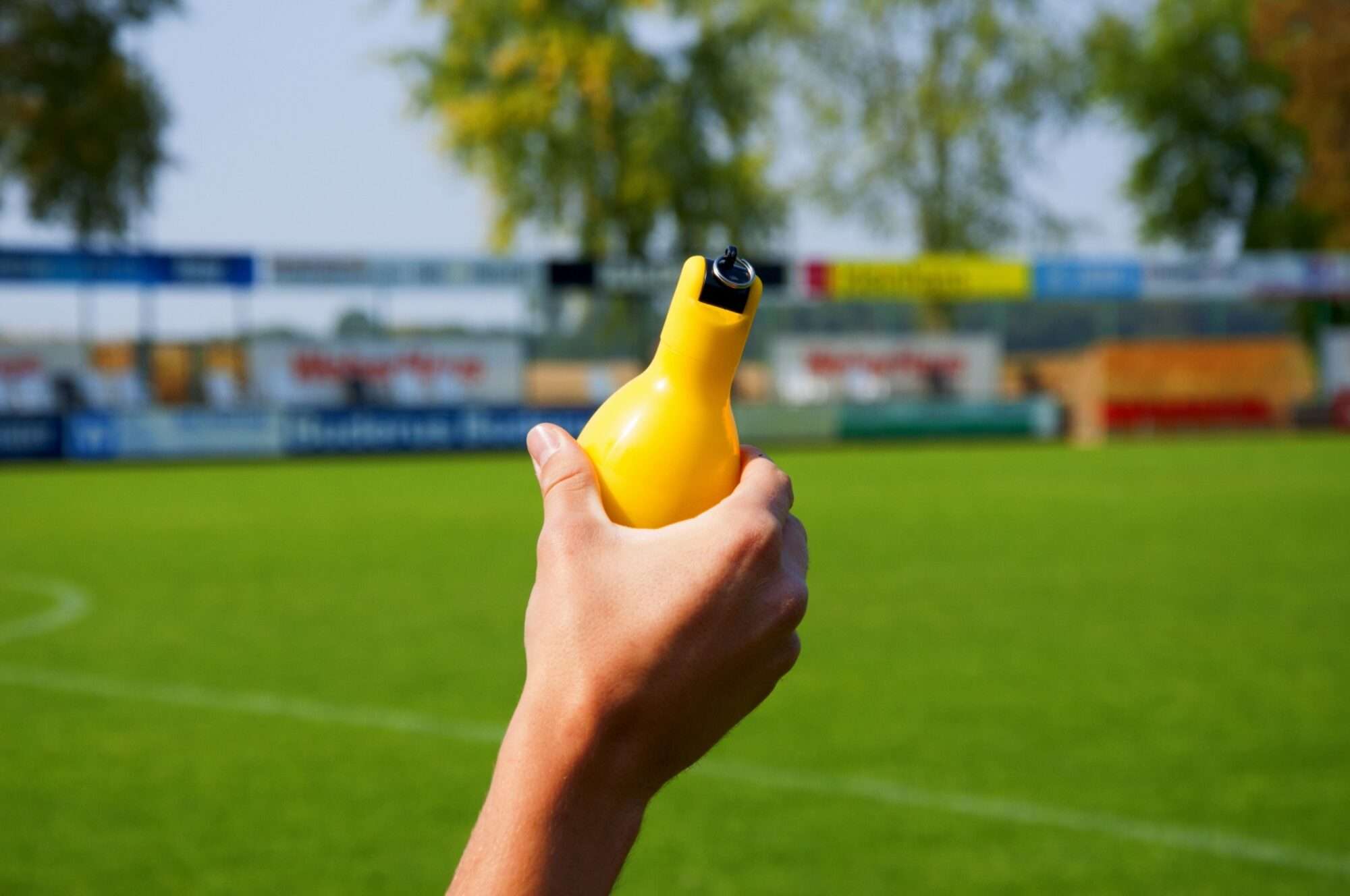 Image du produit : Sifflet poire / Sifflet à main Hygiénique jaune - Lot de 3