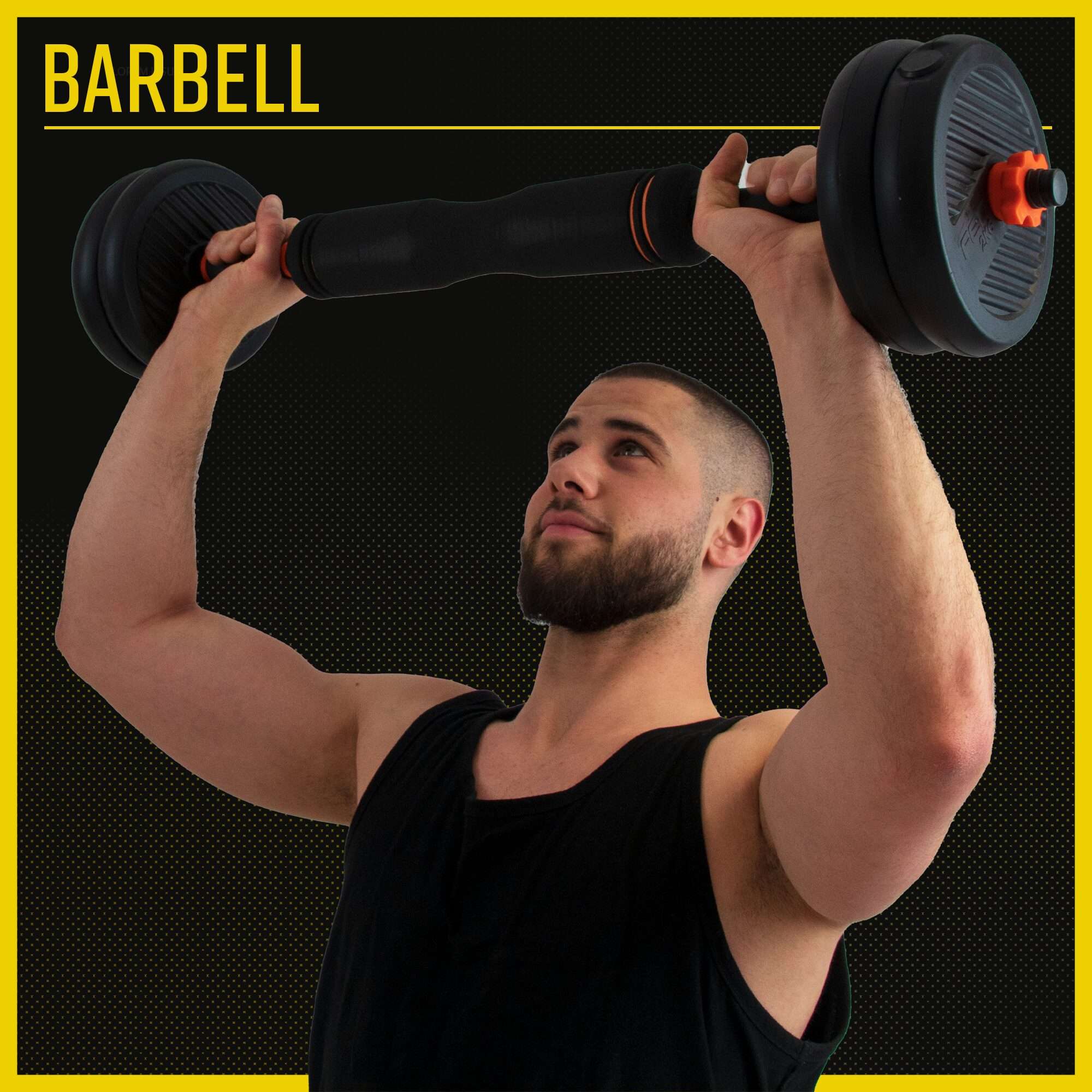 Image du produit : Kit de musculation complet 15kg - L'essentiel pour se muscler