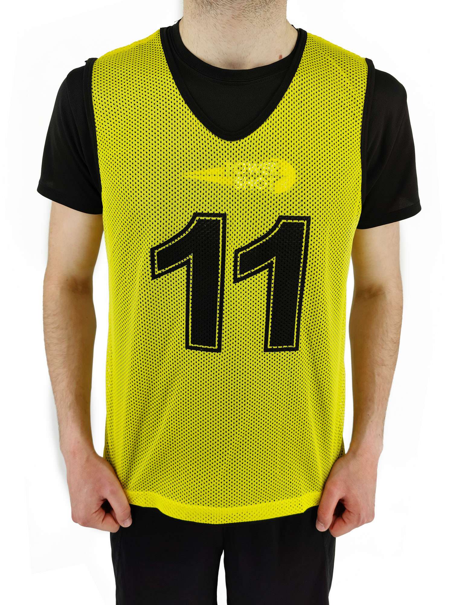 Image du produit : Kit de 11 Chasubles numérotés de 1 à 11 - Jaune - Enfant
