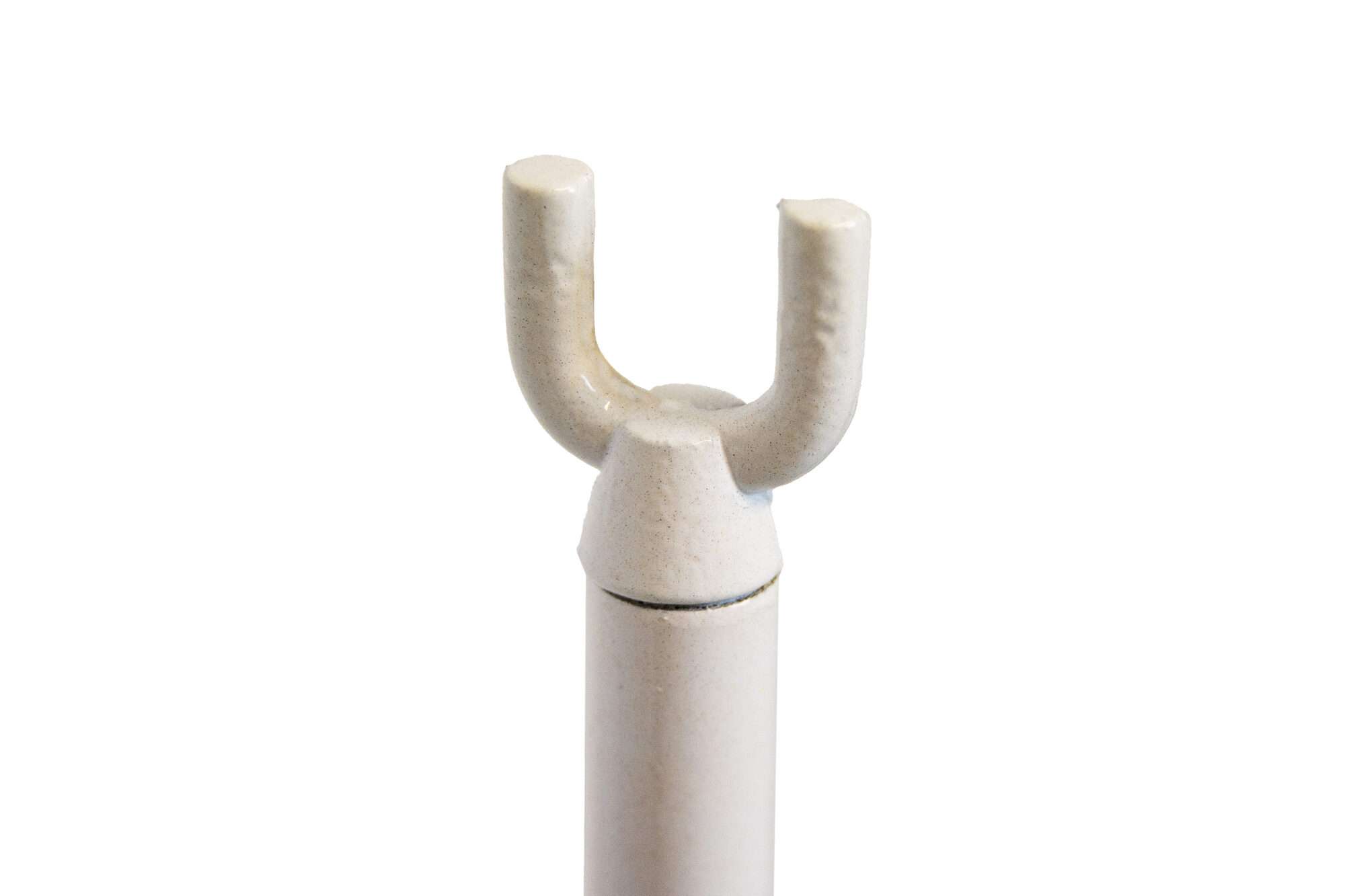 Image du produit : Paire de piquets de simple de tennis - Aluminium blanc